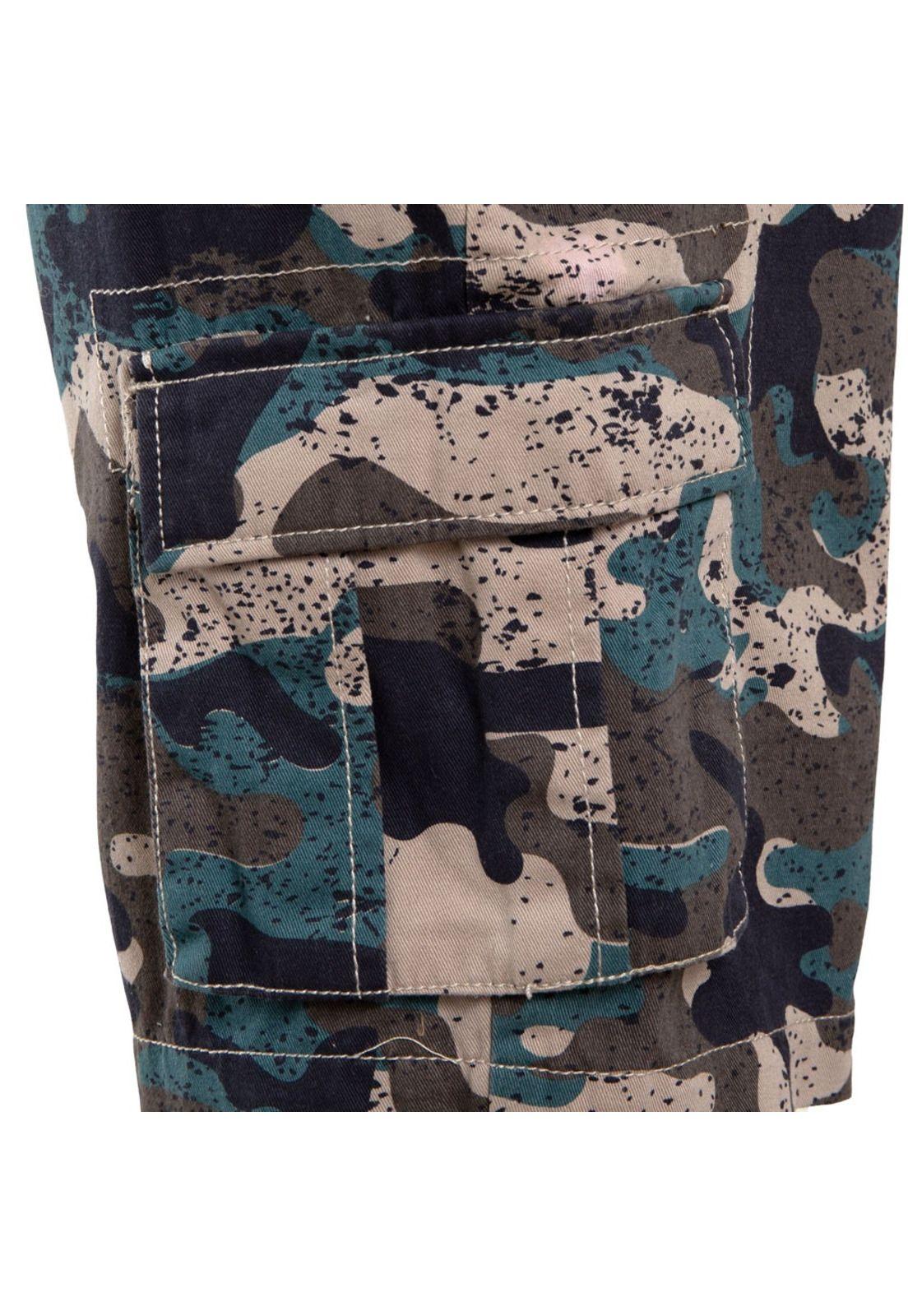 Bermuda Kids Cargo Camo-3