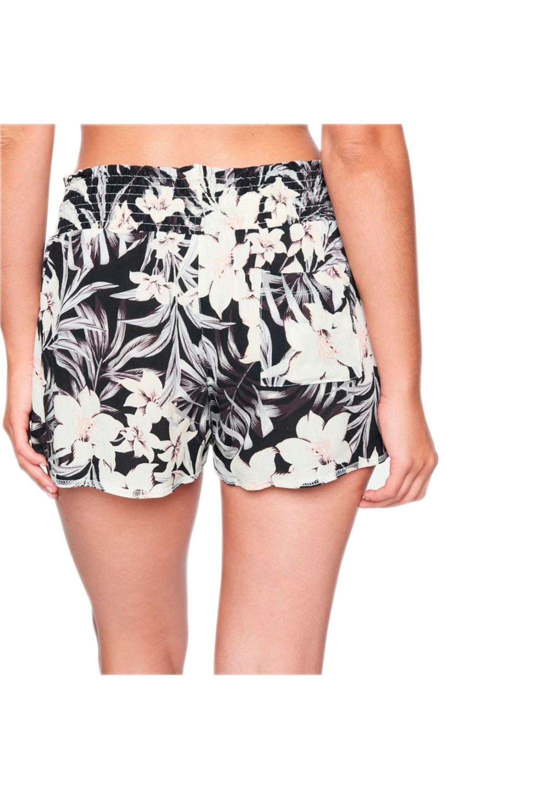 Short Weekender Woven Black Hawaiin Hurley-1