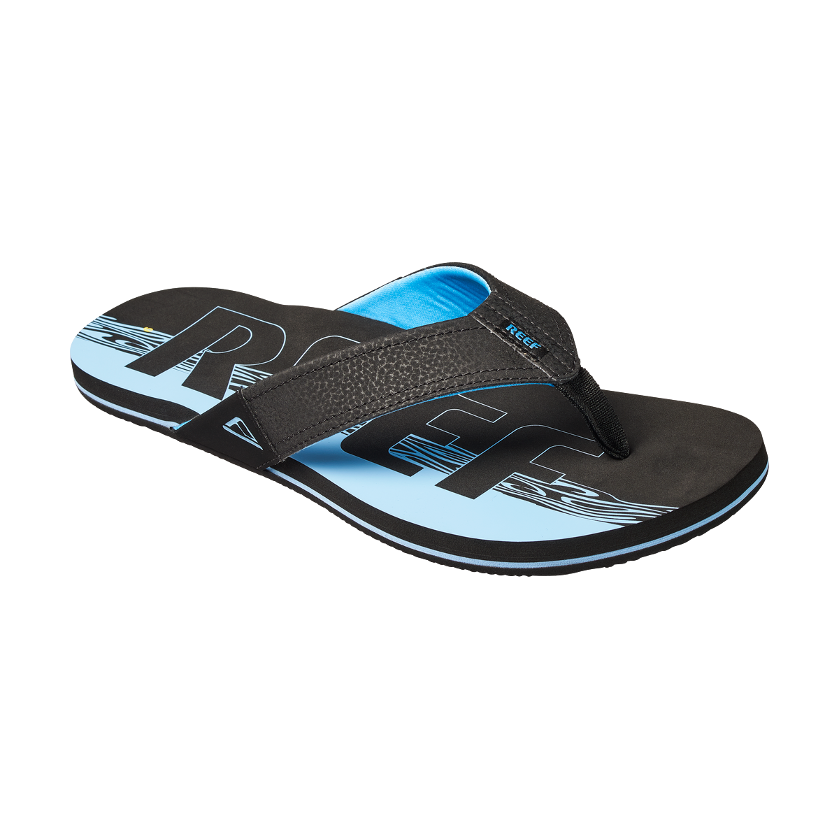 Sandalia Men Newport Print Faded Blue Black-0