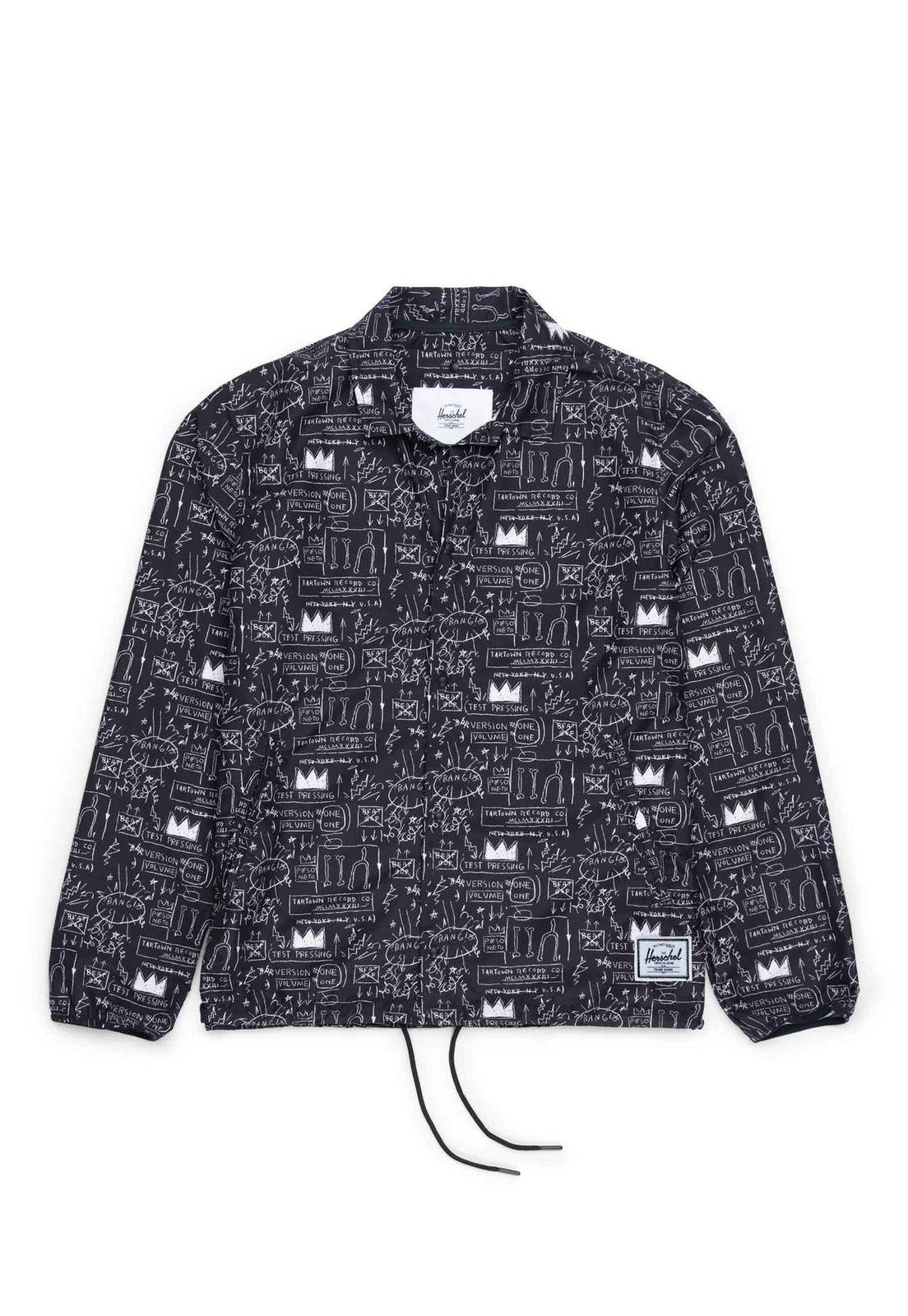 Chaqueta Herschel Voyage Basquiat Beat Bop Black-1