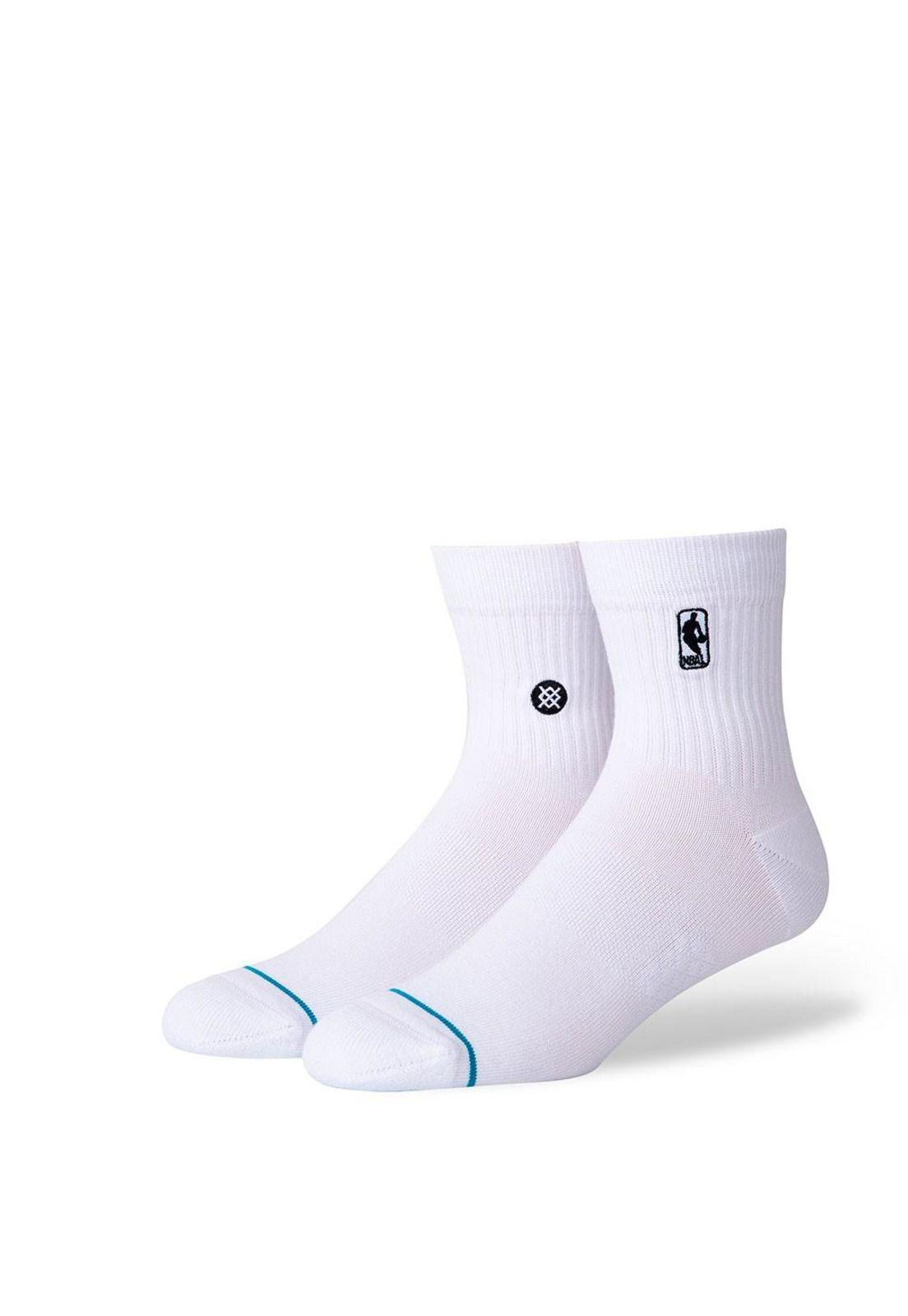 Stance Sock Men NBA Logoman QTR White-0