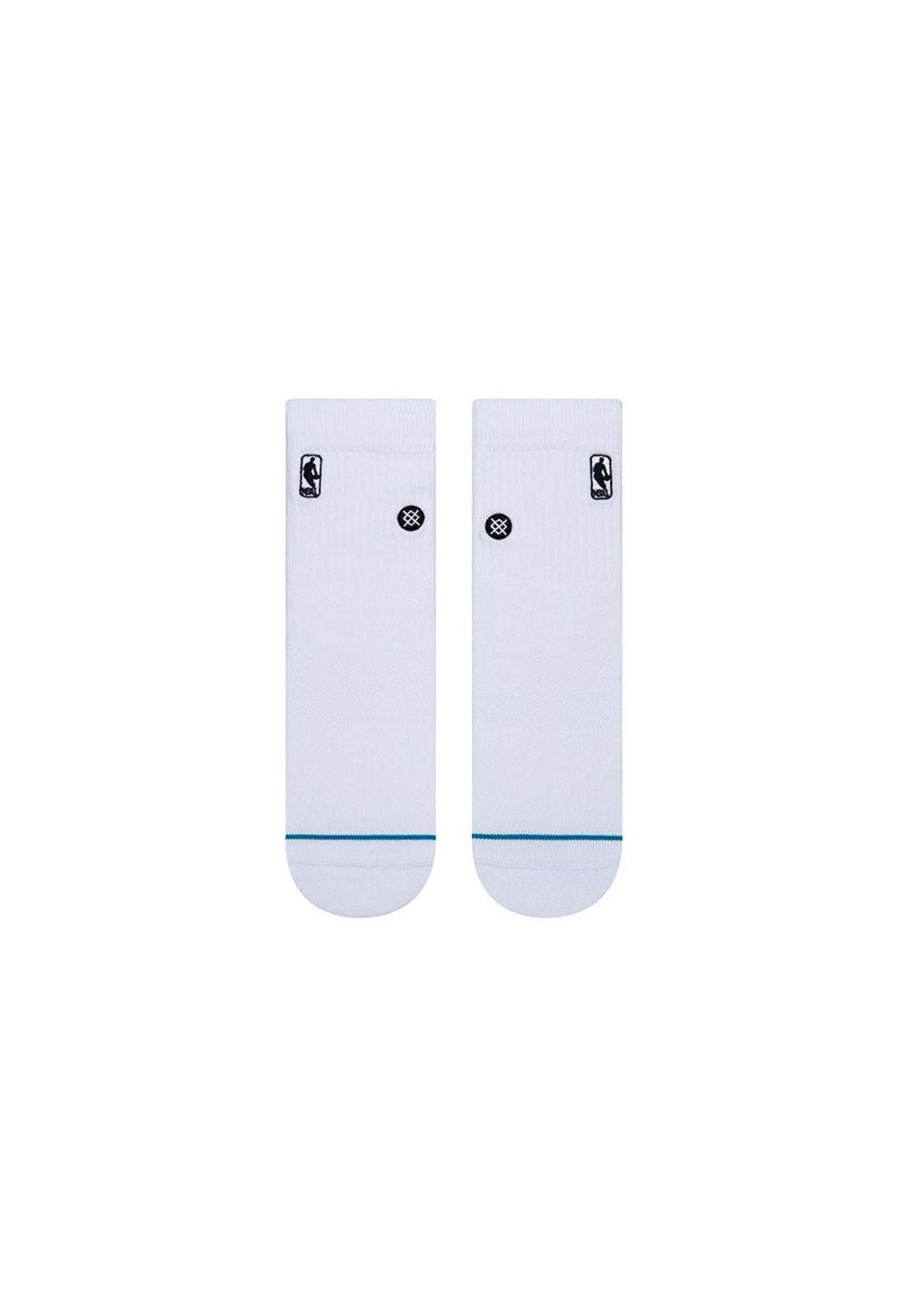 Stance Sock Men NBA Logoman QTR White-1