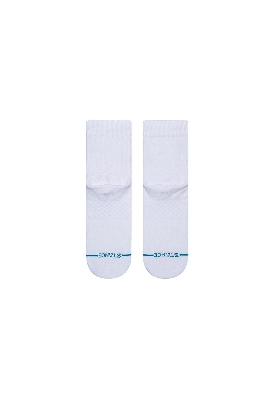 Stance Sock Men NBA Logoman QTR White-2