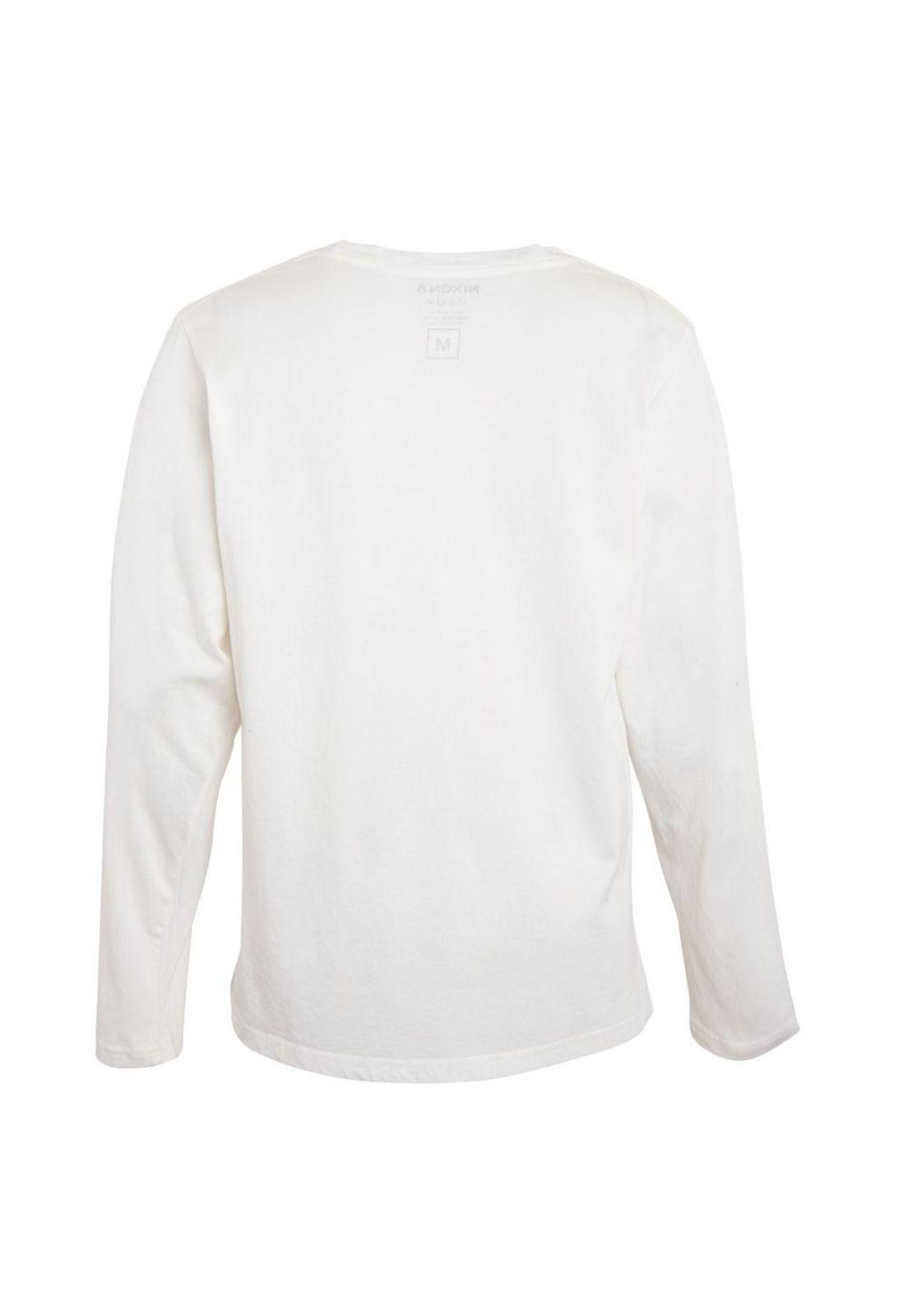 Polera Men Long Sleeve Grey Logo Dark Grey-2