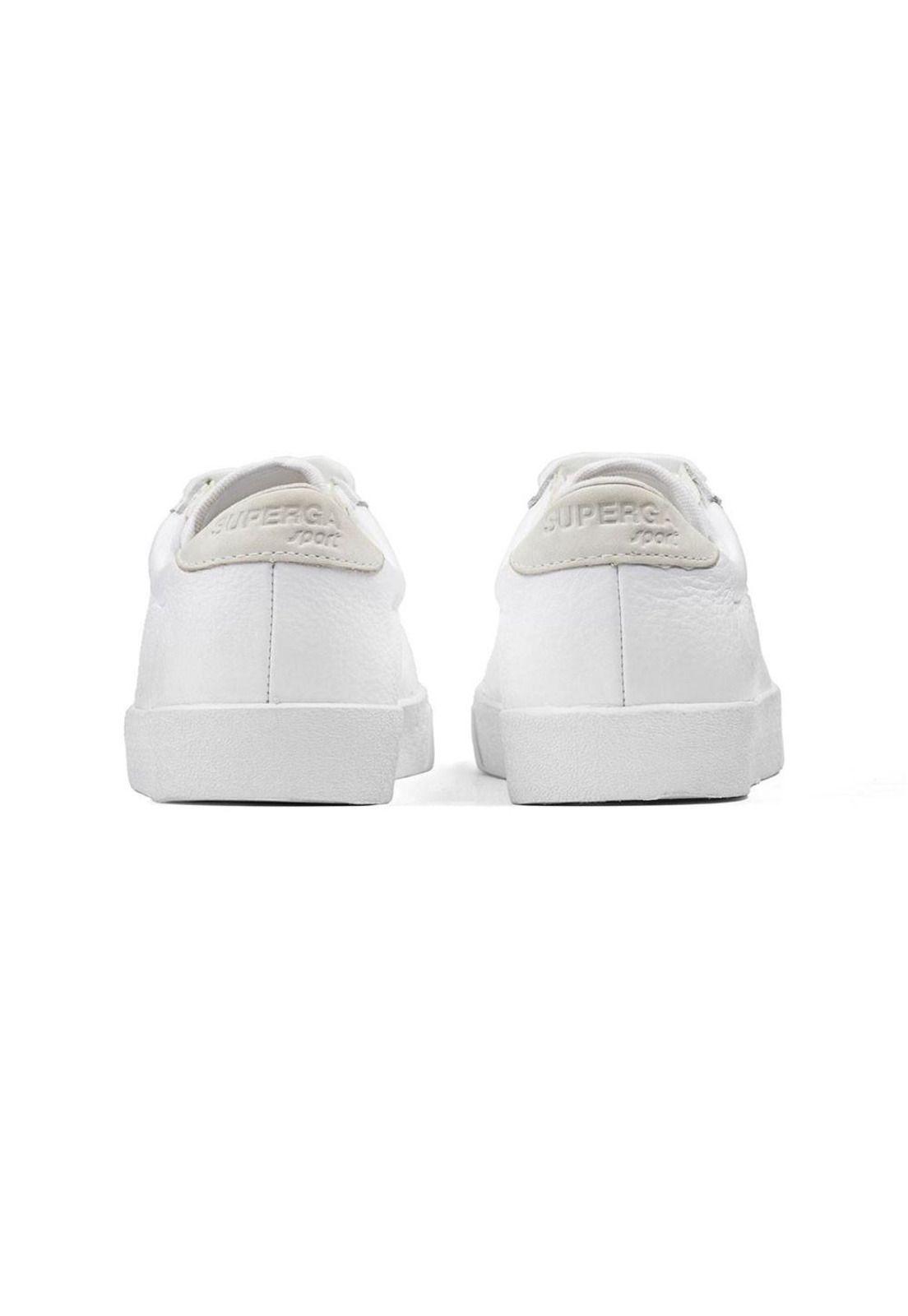Zapatilla 2843 CLUB COMFORT Leather Full White Superga-2
