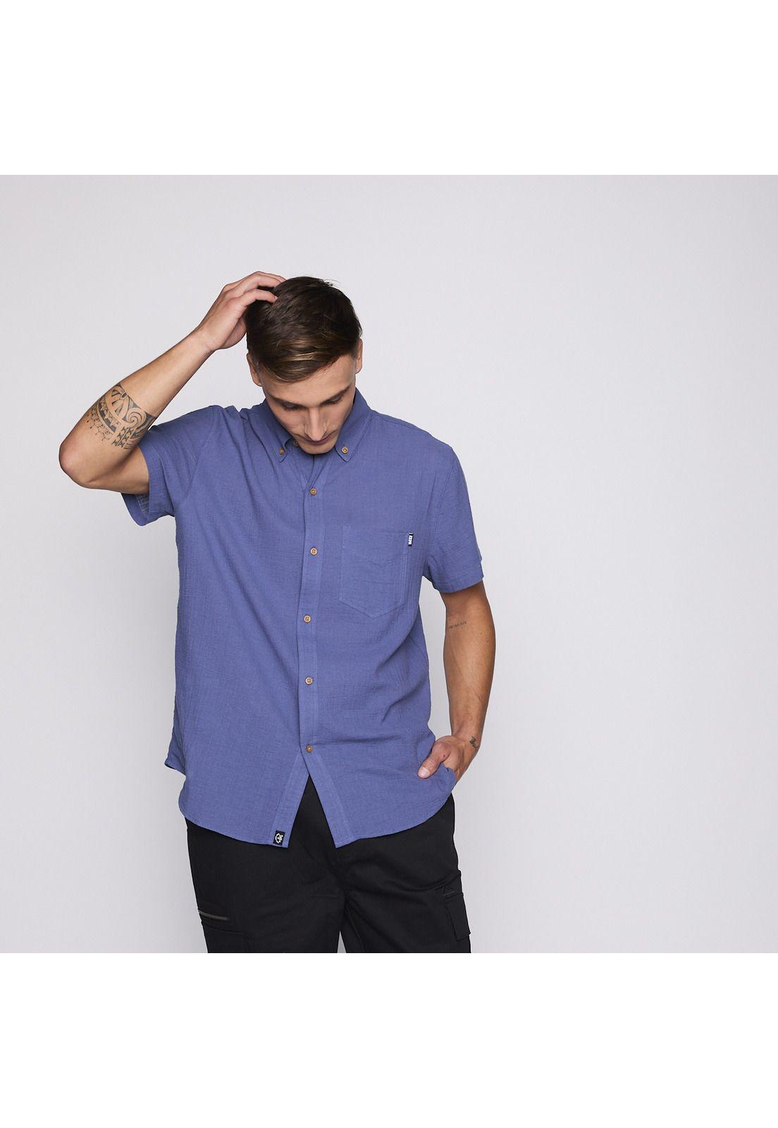 Camisa Reef Men Azul-4