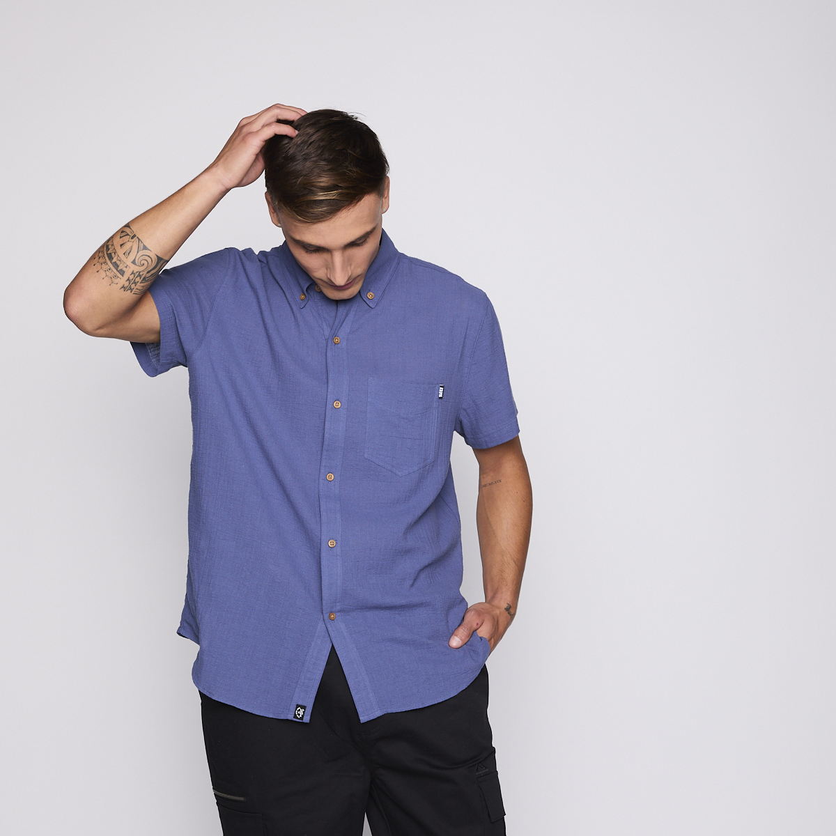 Camisa Reef Men Azul-4