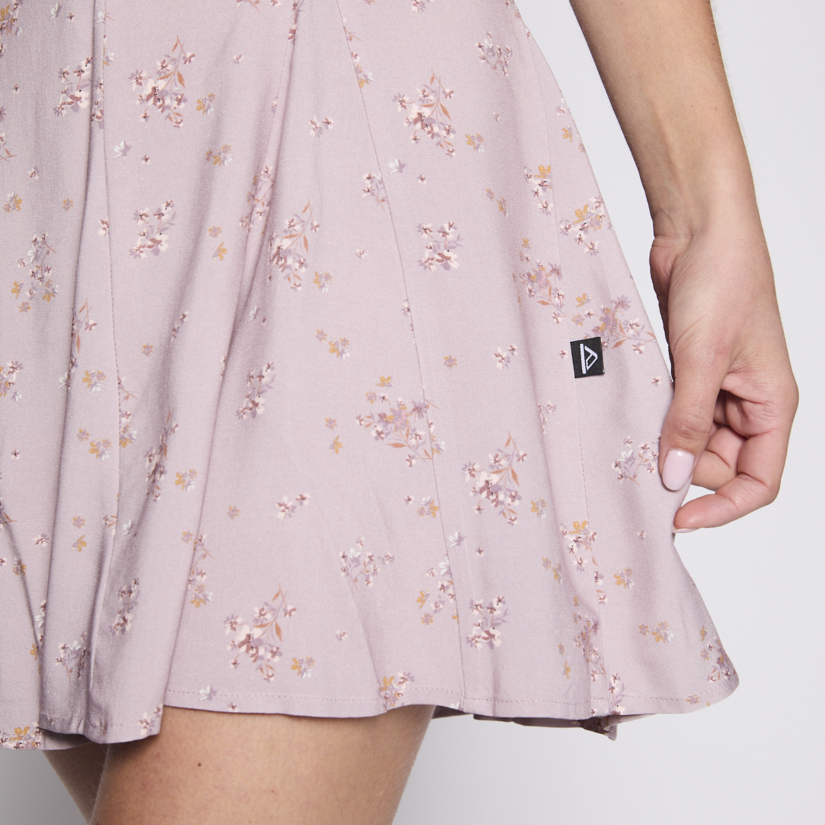 Vestido Reef Women Soft Pink Flowers Buttons-6