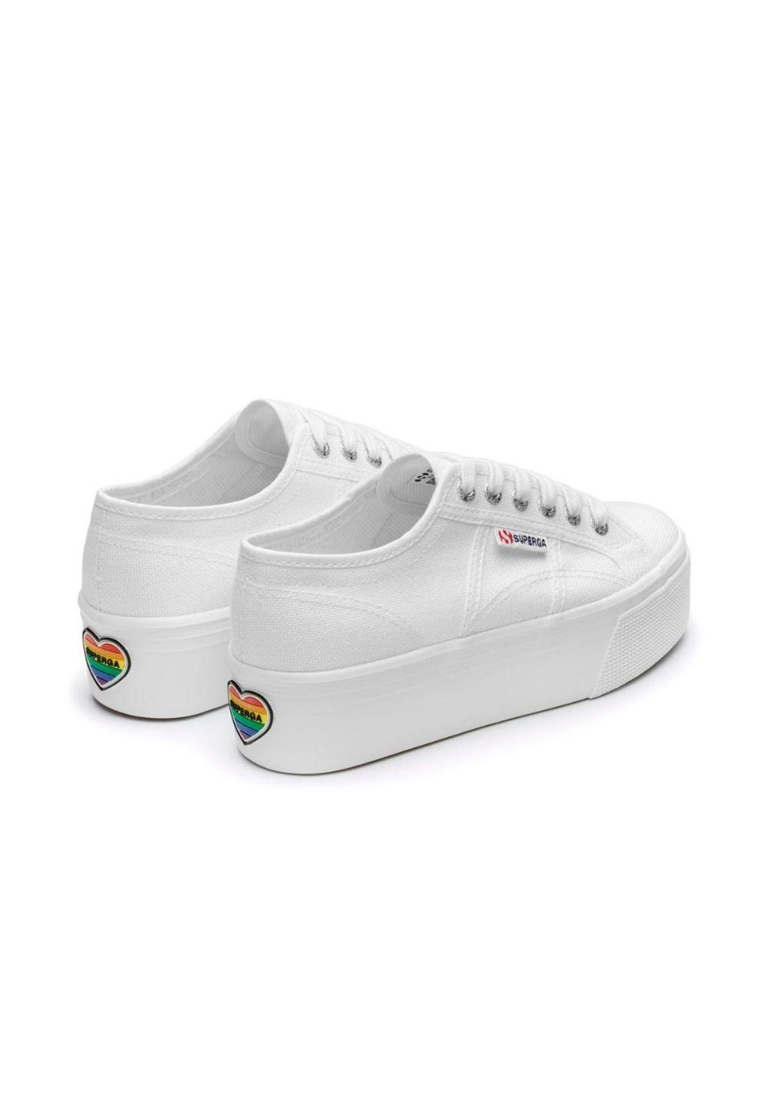 Zapatilla 2790 Heart Heel Pattern White Multi-2