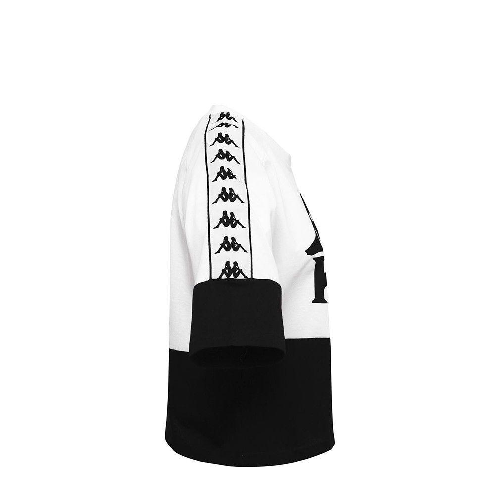 Polera Crop 222 Banda Balimnos Women White Black-1