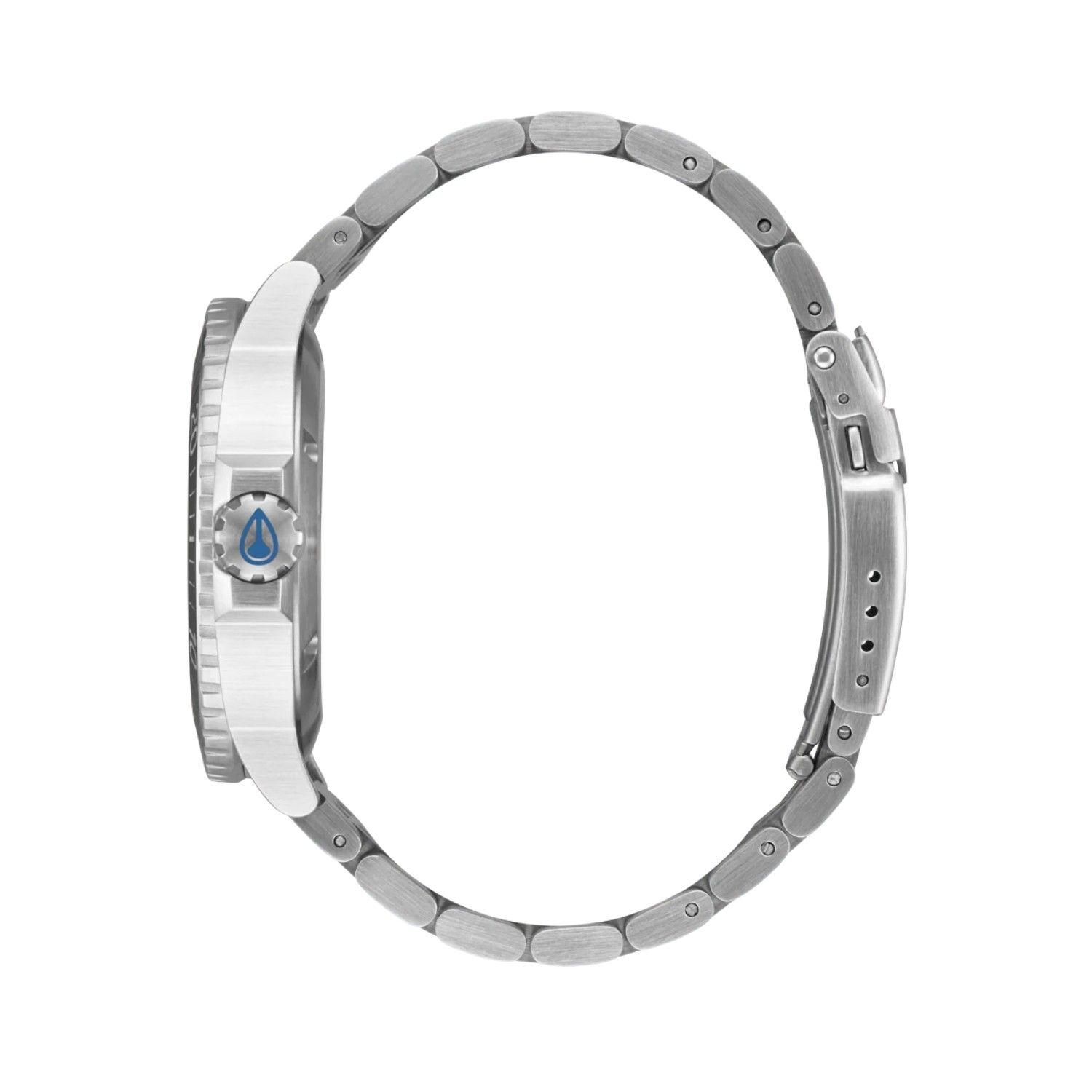 Reloj Nixon Stinger 44 Silver Blue Black-2