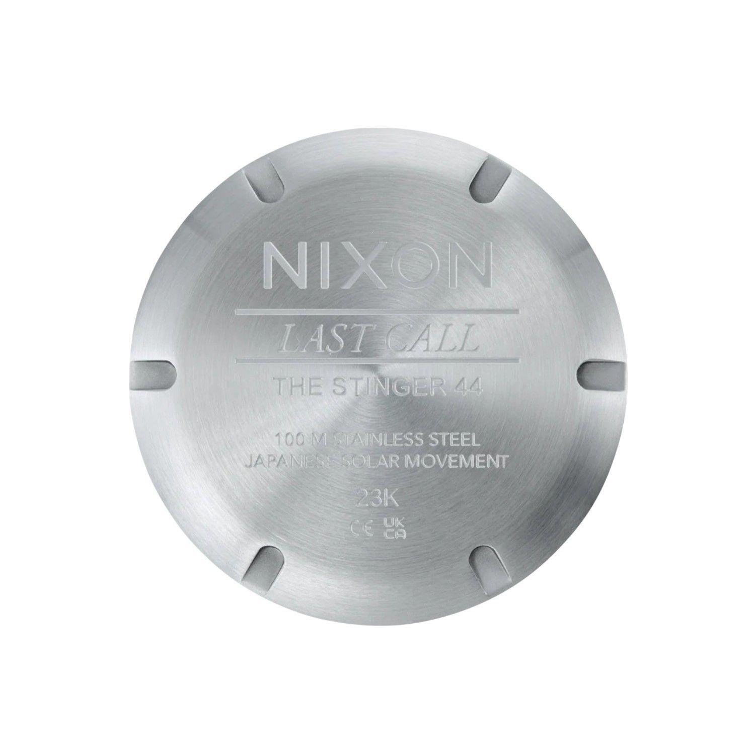 Reloj Nixon Stinger 44 Silver Blue Black-4