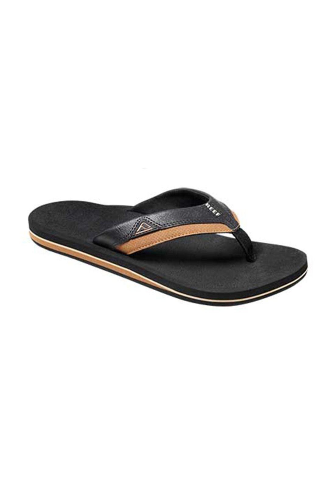 Sandalia Men Cushion Dawn Black Tan-0