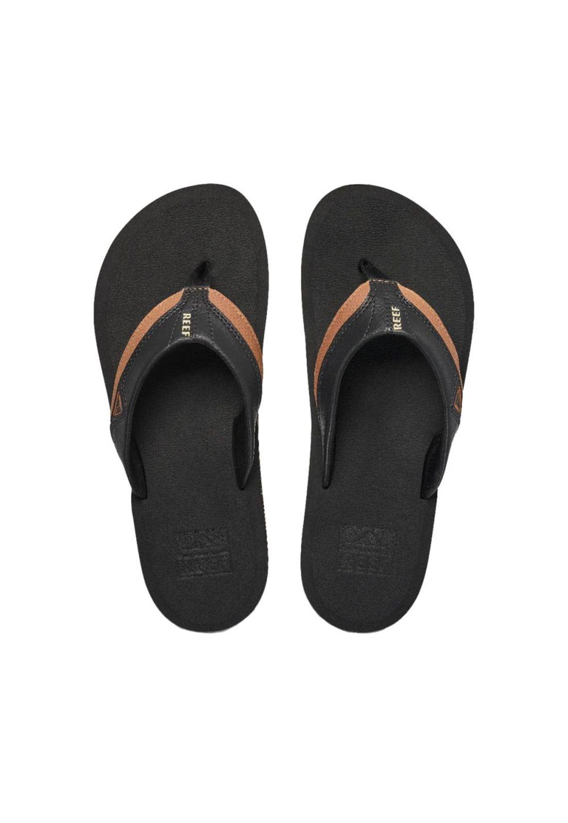 Sandalia Men Cushion Dawn Black Tan-2