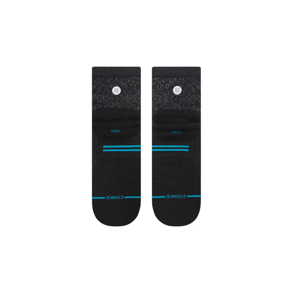 Stance Sock Run Light Quarter Black-2