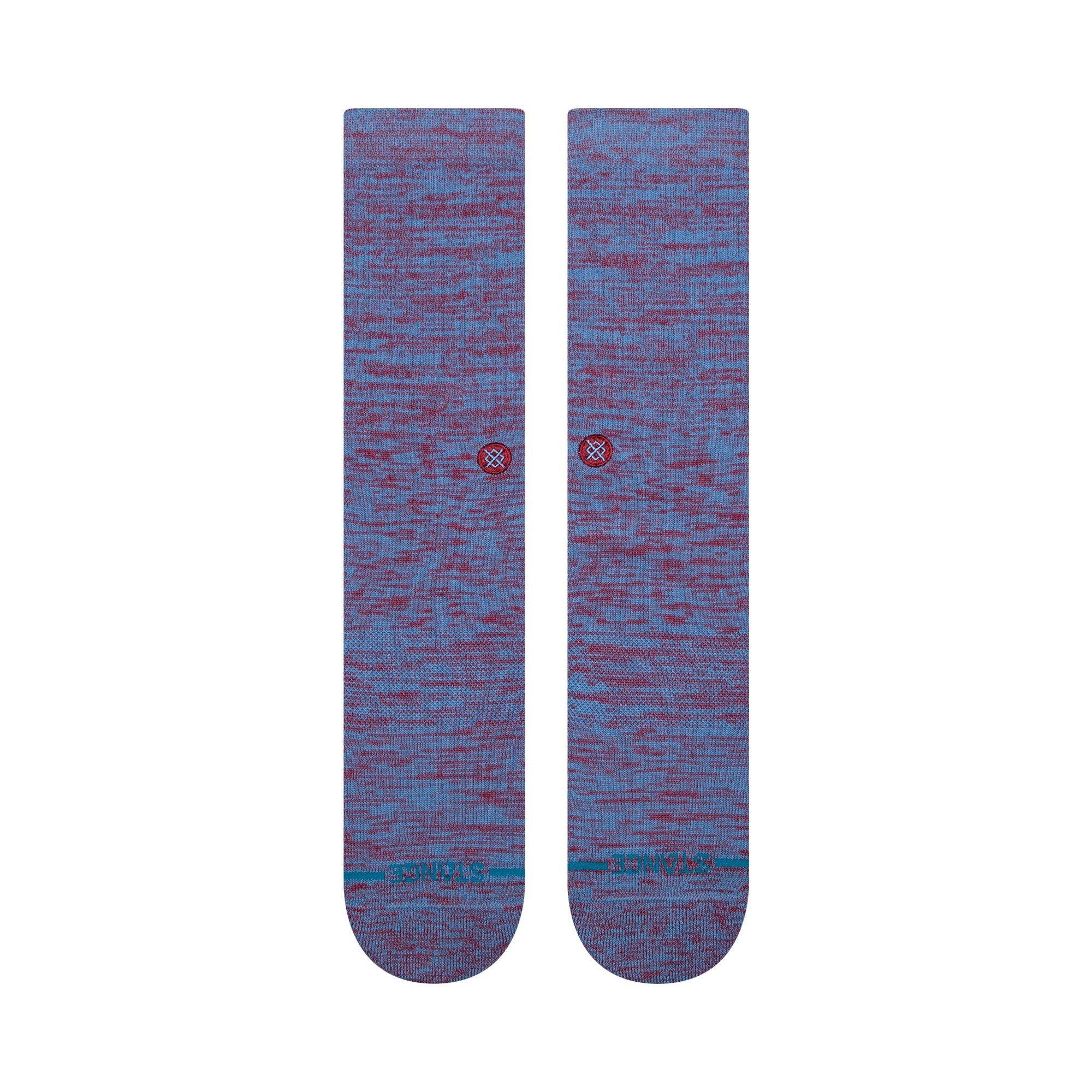 Stance Socks Marled Crew Capri Blue-1