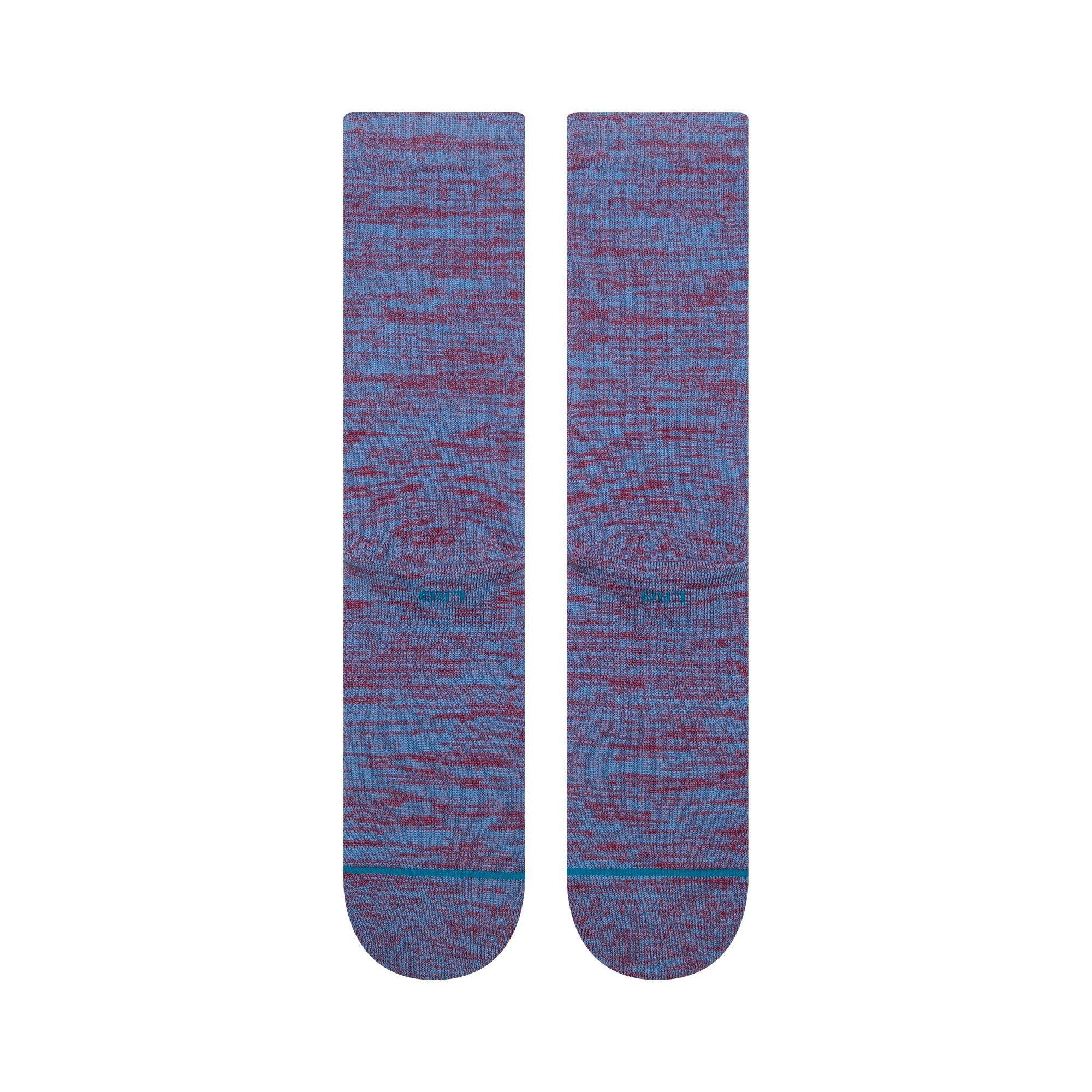 Stance Socks Marled Crew Capri Blue-2