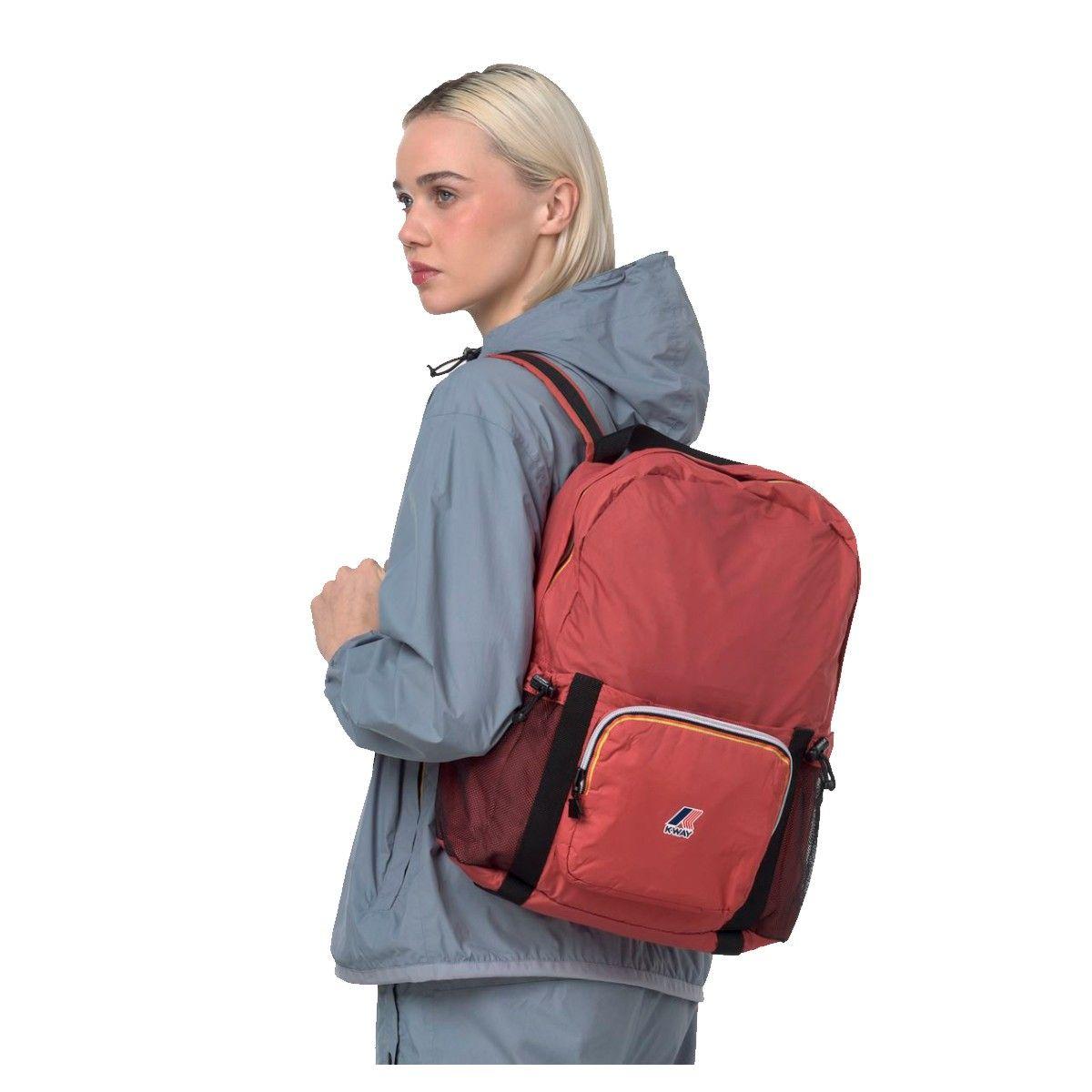 Mochila K-Way Packable Le Vrai 3.0 Michel Red Jasper-4