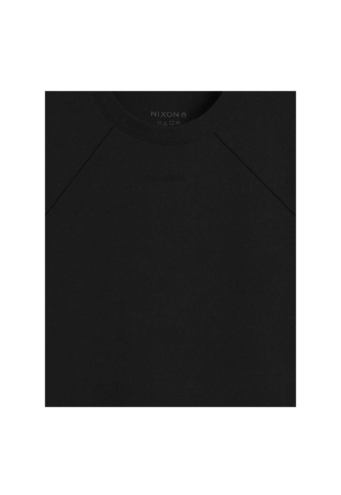 Polera Nixon Men Tiny Logo Black-2