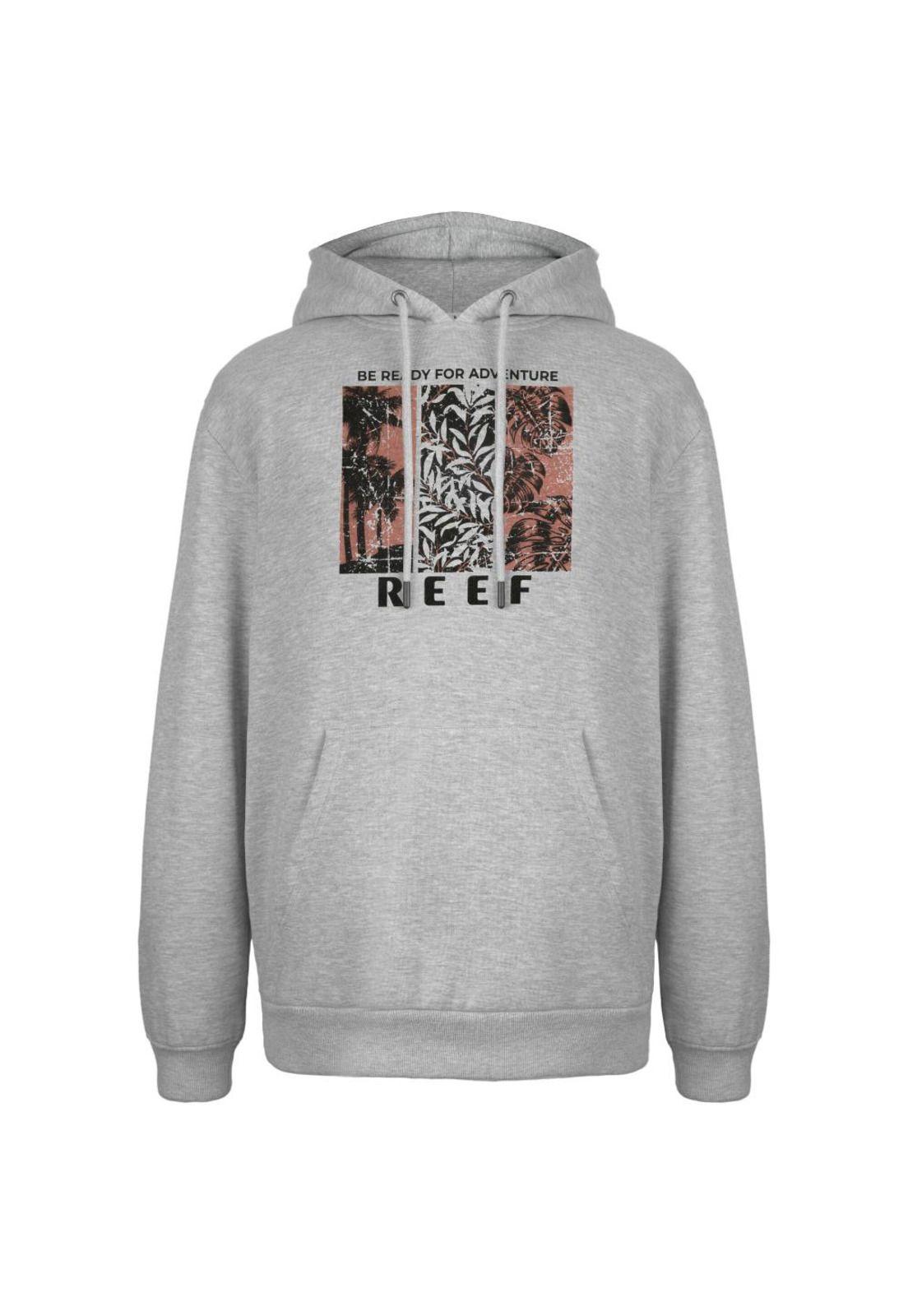 Polerones Reef Hombre Gris Claro-0