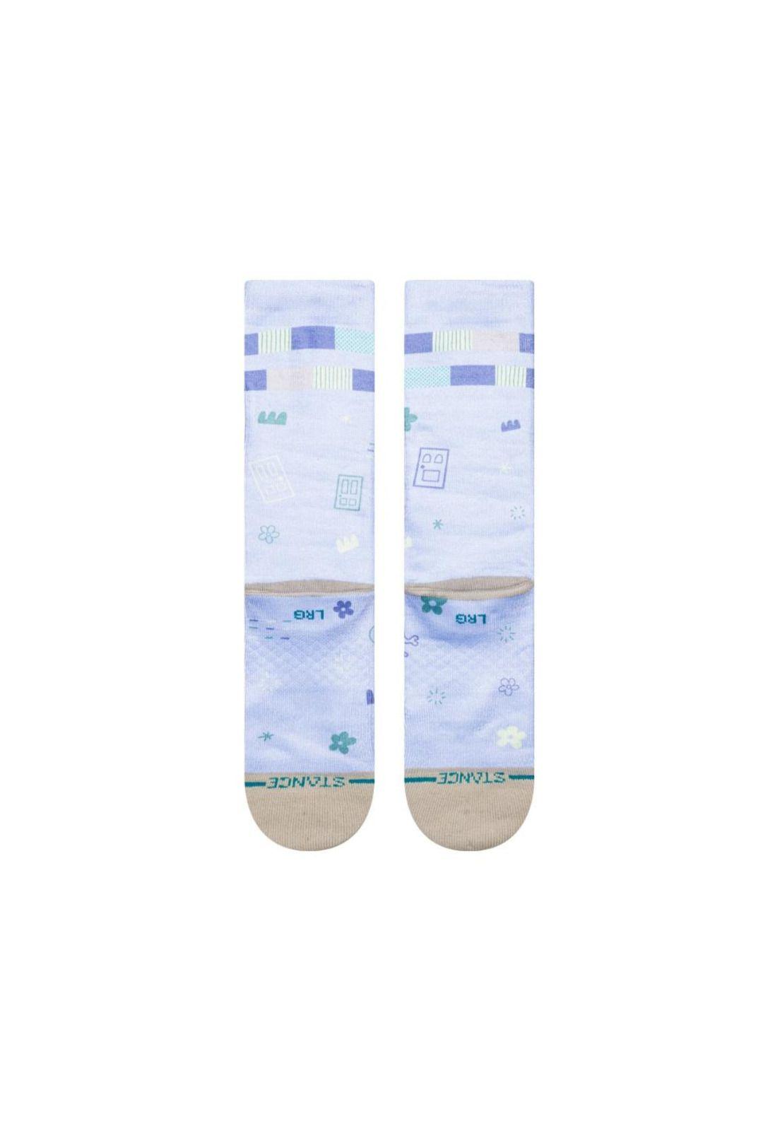 Stance Sock Men Monsters By Bubnis Purple-2