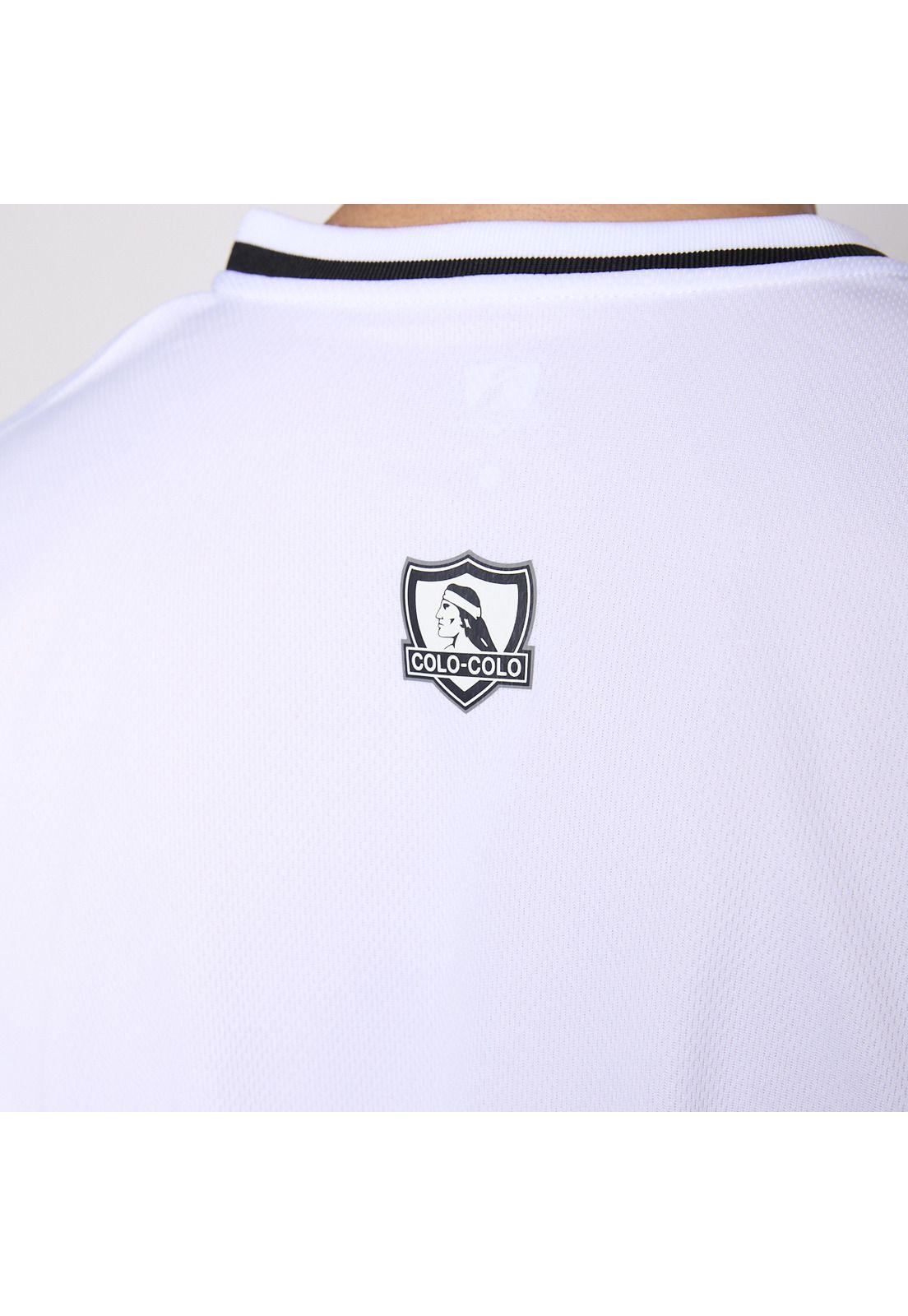 Camiseta Baseball Colo Colo Urbano Hombre Eterno Campeón Blanco-5