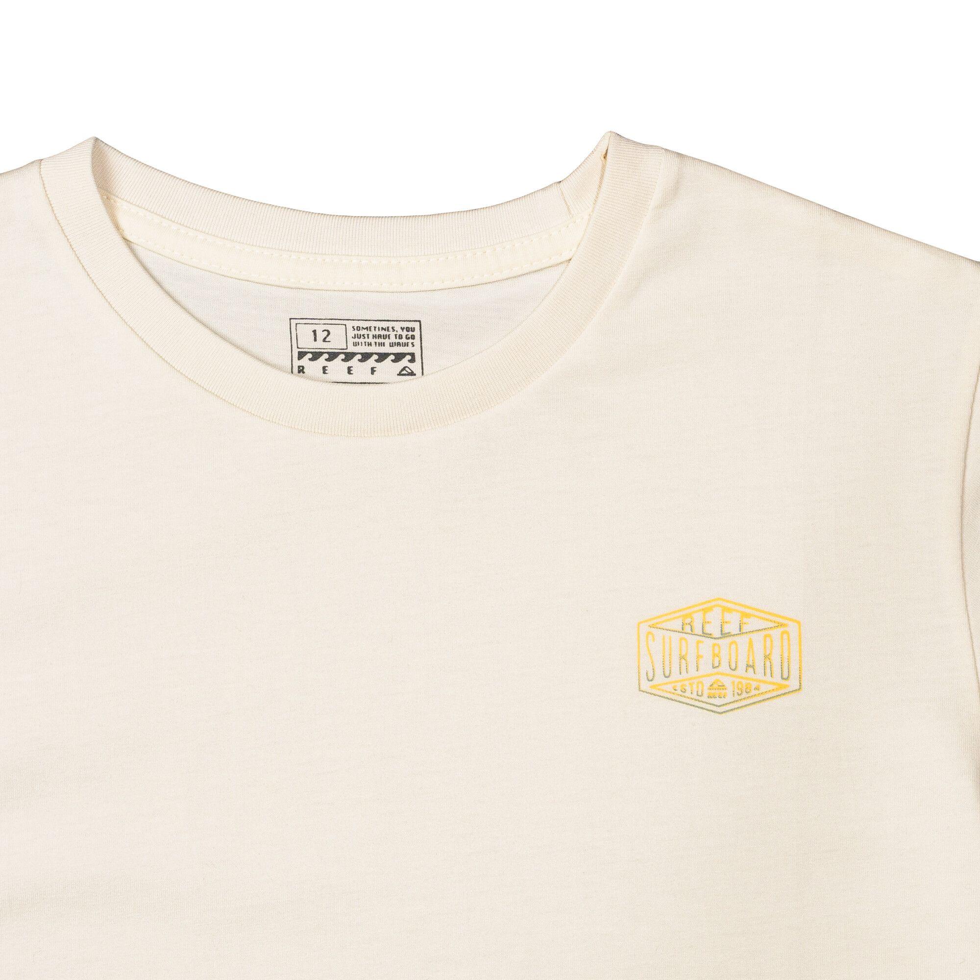 Polera Niño Reef Surfboard Amarillo-2