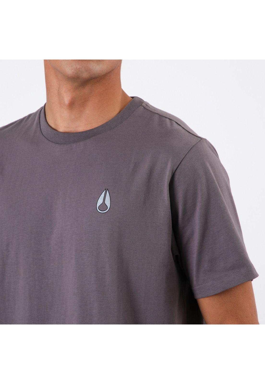 Polera Nixon Men Frog Dark Grey-3