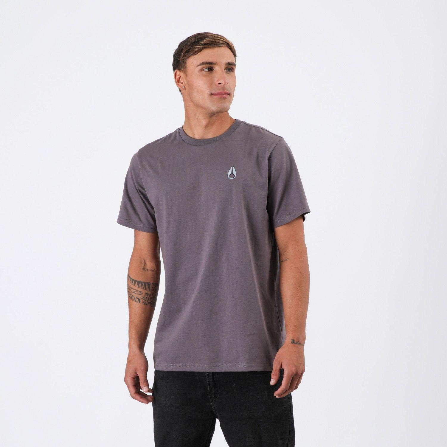 Polera Nixon Men Frog Dark Grey-1