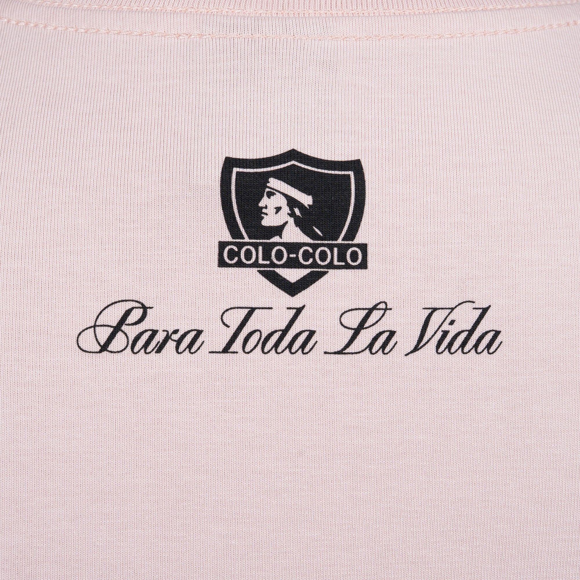 Polera Colo-Colo Urbano "Para Toda la Vida" Rosado-3