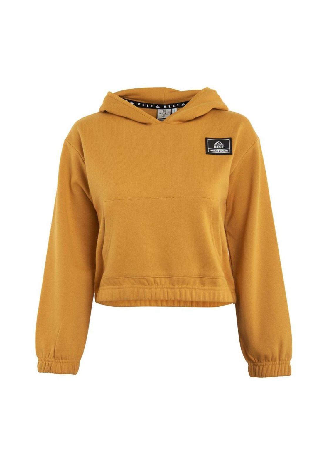 Poleron Kids Crop Top Mustard-0