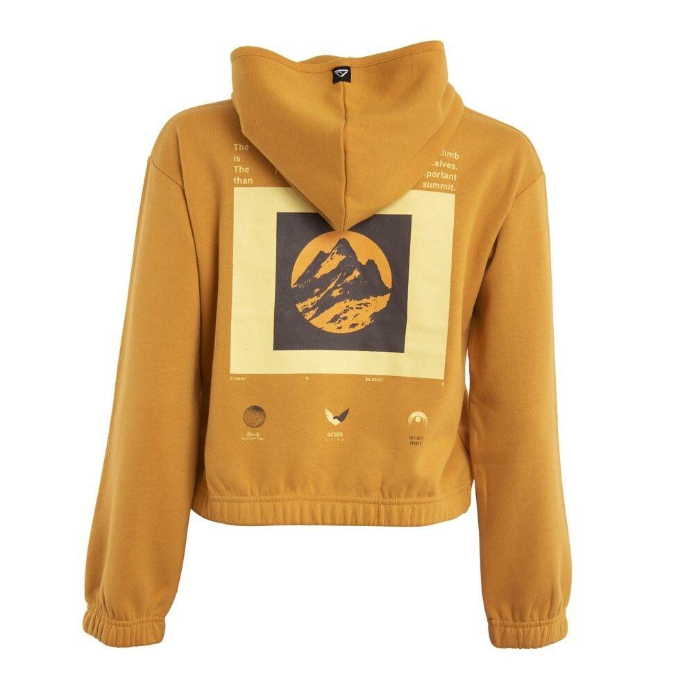 Poleron Kids Crop Top Mustard-2