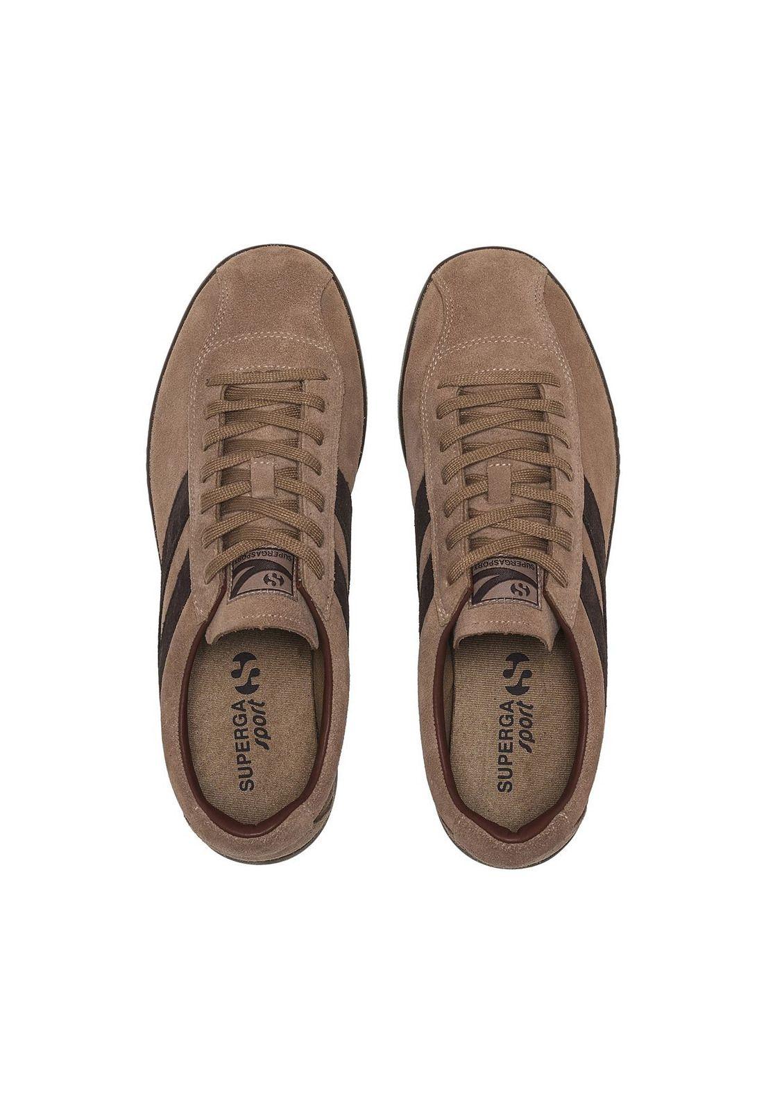 Zapatilla Superga 1960 Capri Sport Brown Caribou Brown Coffee Brown Cocoa-2