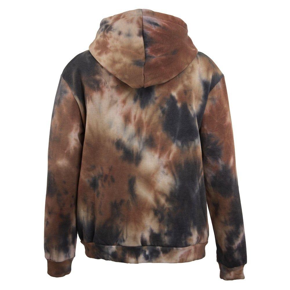 Polerón Men Full Zipper Tie Dye Brown-2