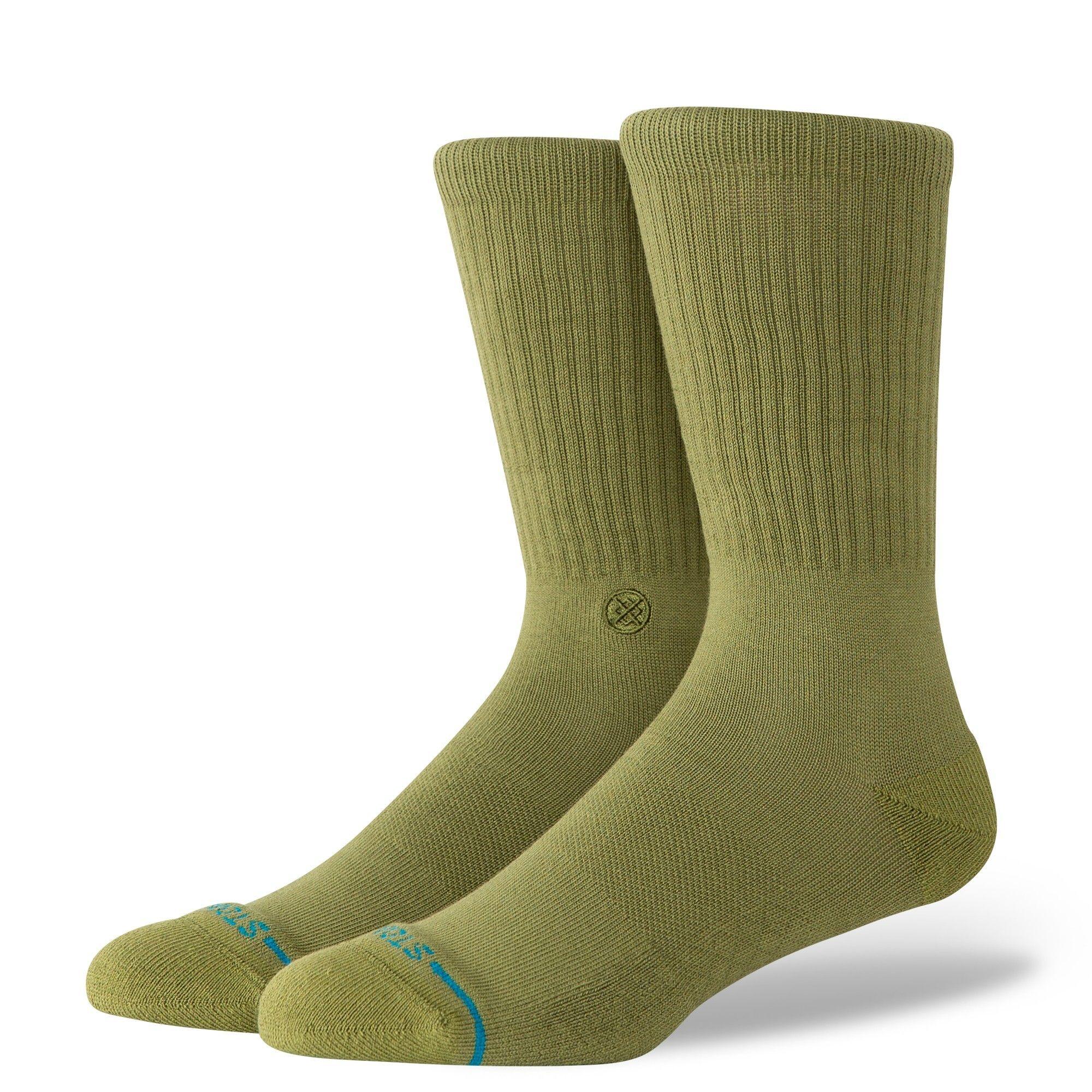 Stance Socks Icon Olive-0