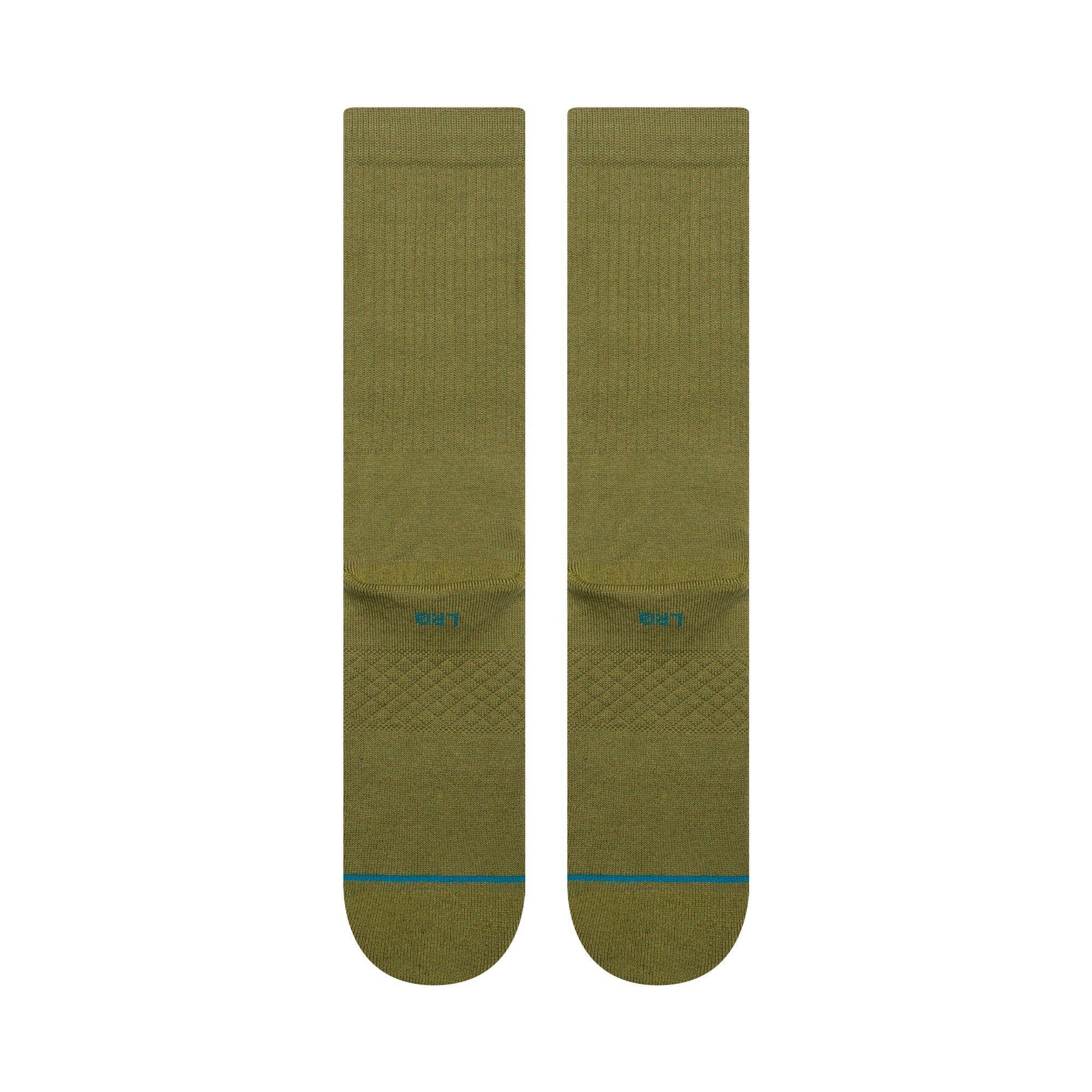 Stance Socks Icon Olive-2