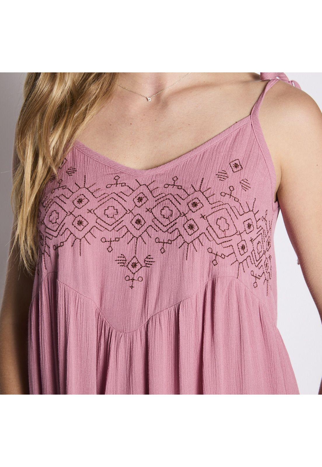 Mini Vestido Reef Women Pink-2