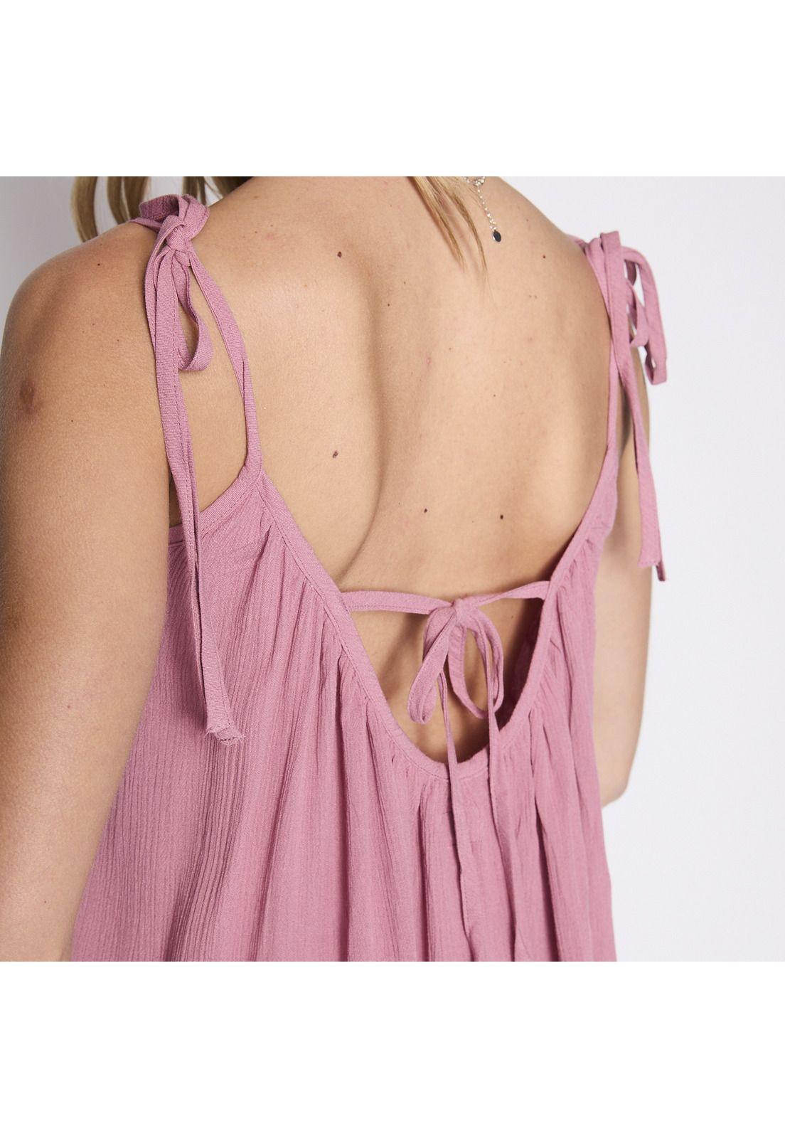 Mini Vestido Reef Women Pink-3