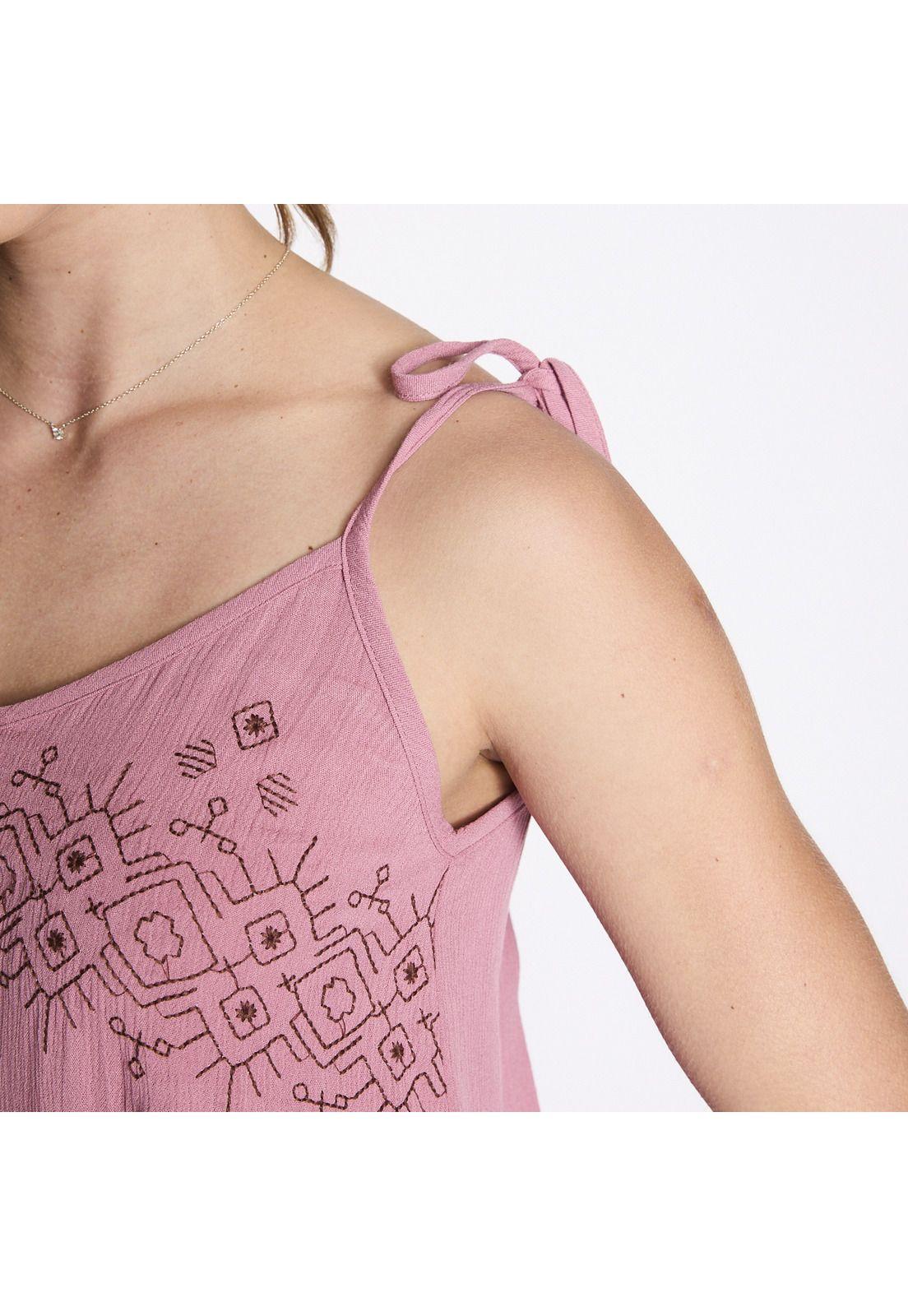 Mini Vestido Reef Women Pink-4
