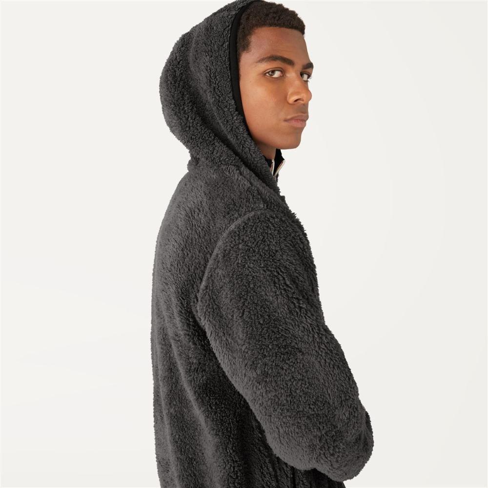 Chaqueta Jacques Polar Reversible Black Grey Smoke-3