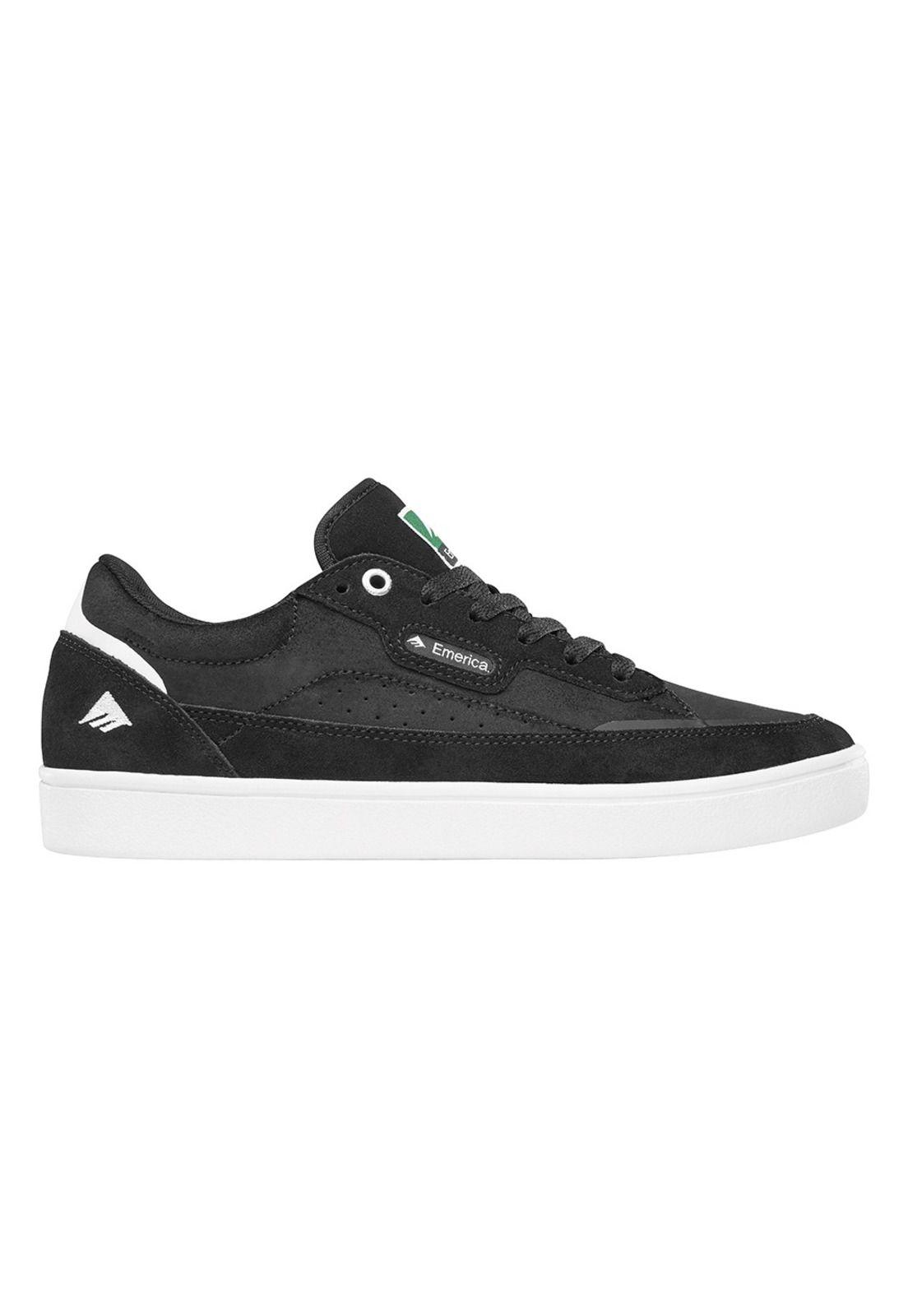 Zapatilla Gamma Black White Gum Emerica-0