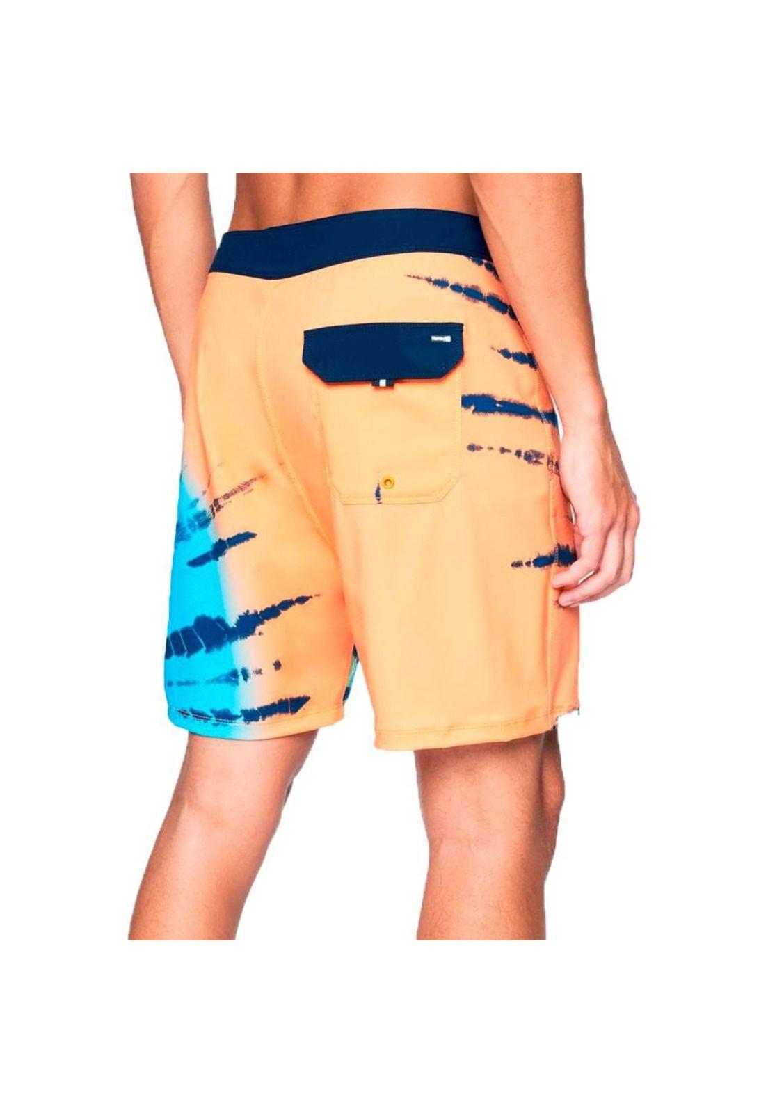 Traje de Baño Phantom Tailgate Boardshorts 18" Hot Curry Hurley-1