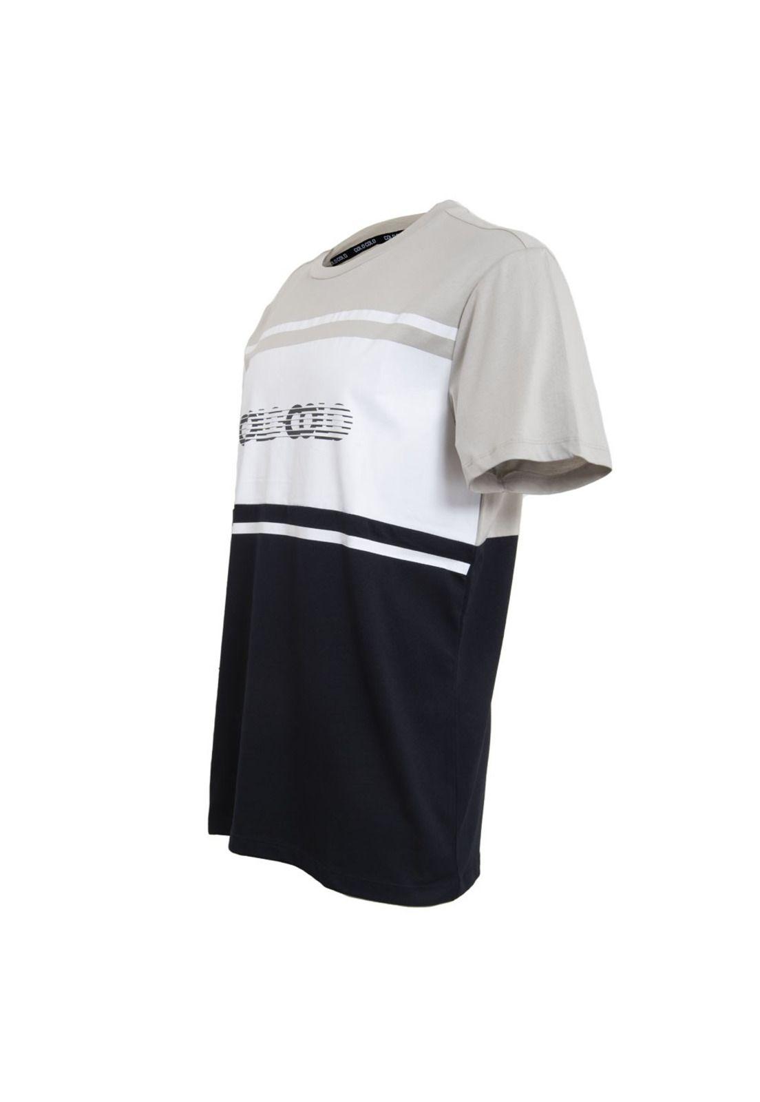 Polera Colo Colo Urbano Bloque Black Grey White Logo Pecho-1