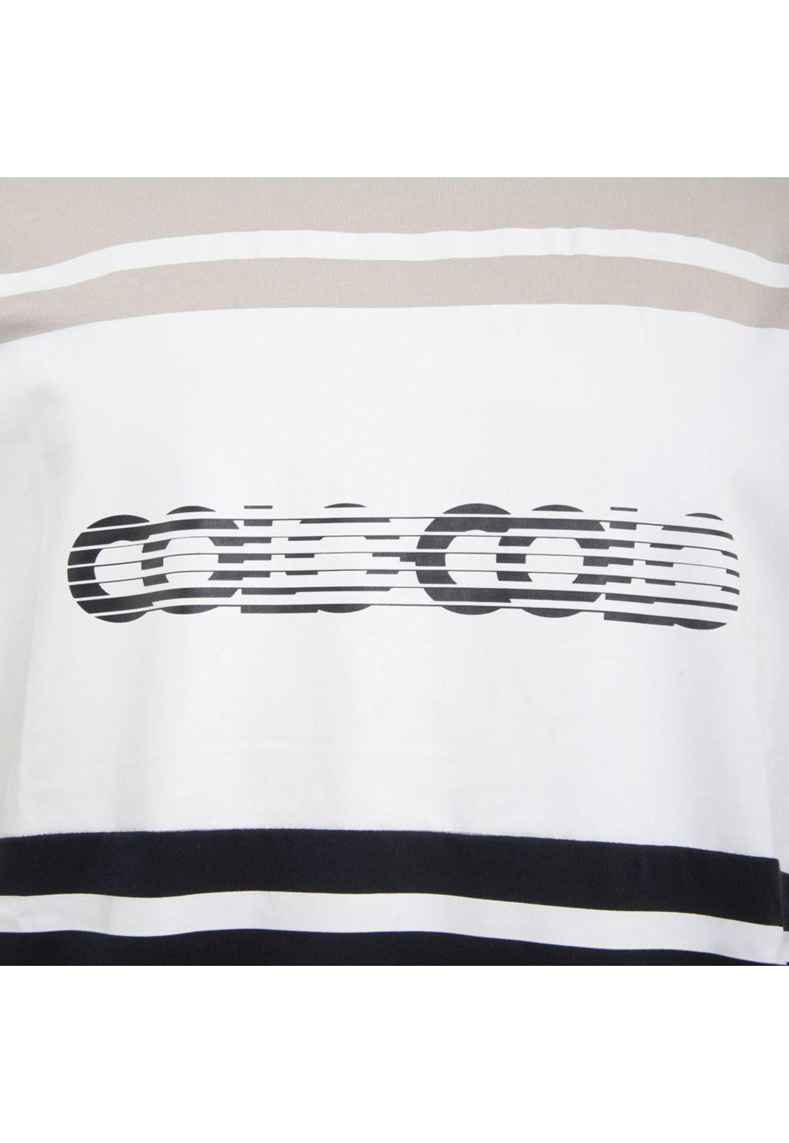 Polera Colo Colo Urbano Bloque Black Grey White Logo Pecho-3