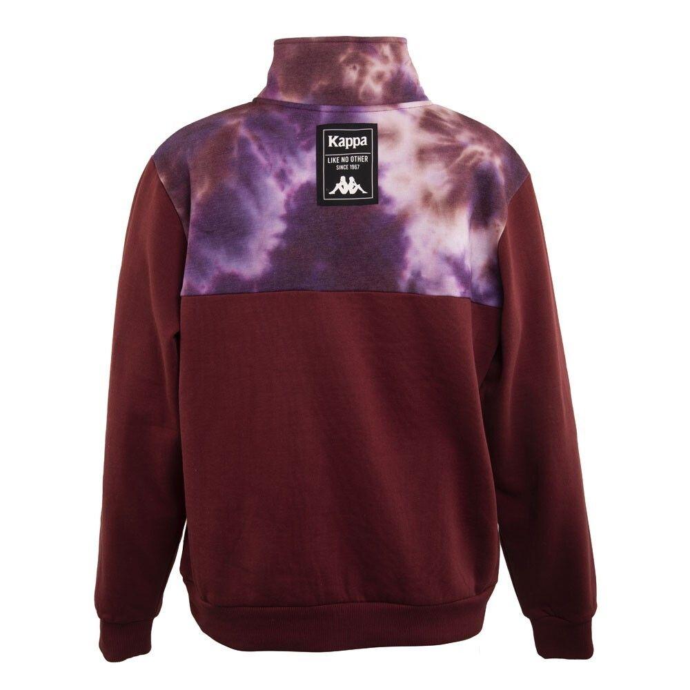 Poleron Men Half Zip Burgundy-2