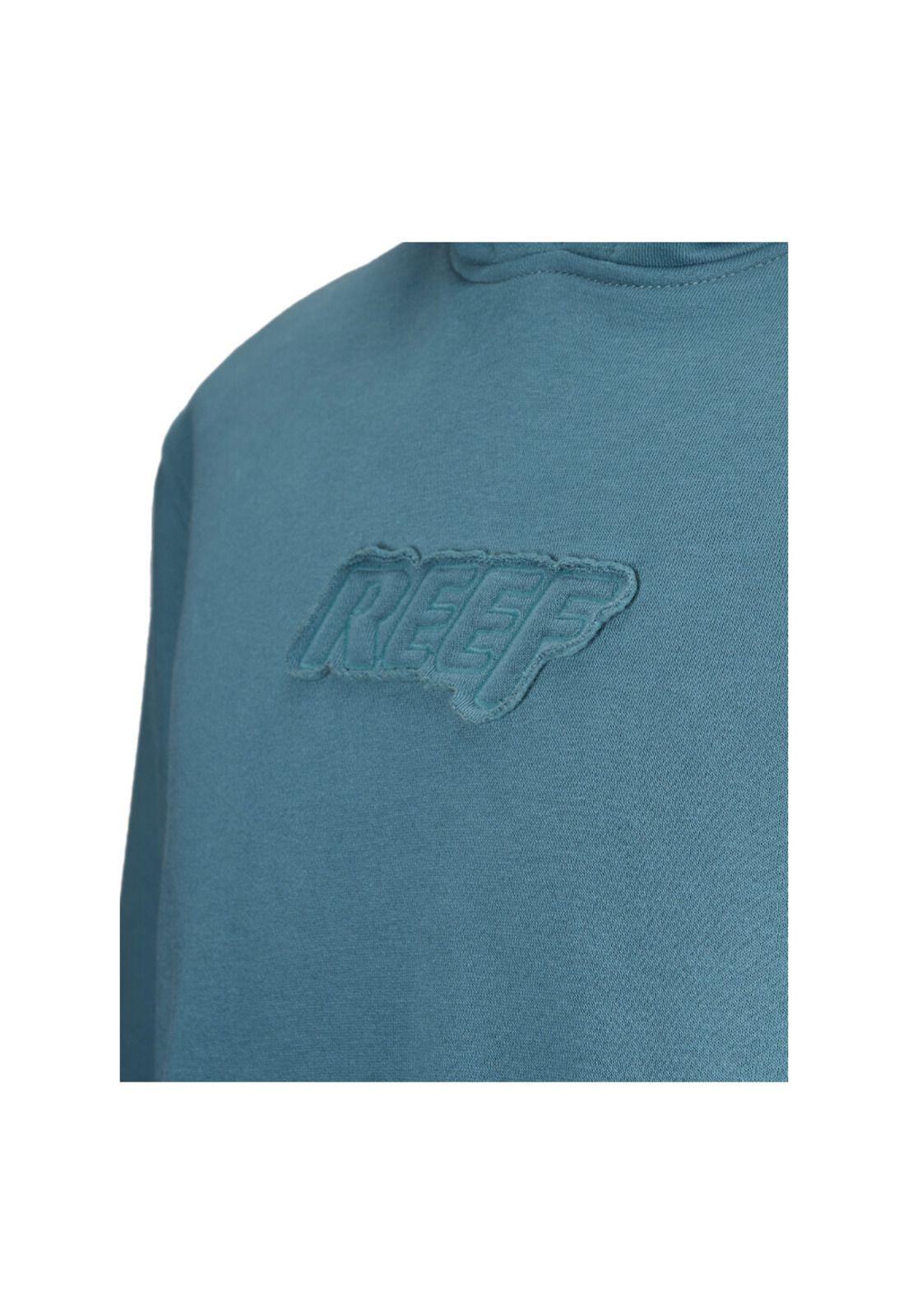 Polerón Reef Men Hoodie Logo Green-2