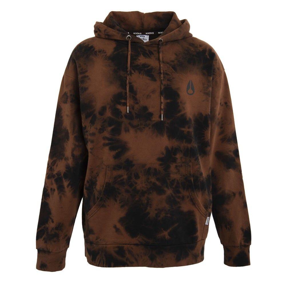 Poleron Men Hoodie Tie Dye Black Icon Front-0
