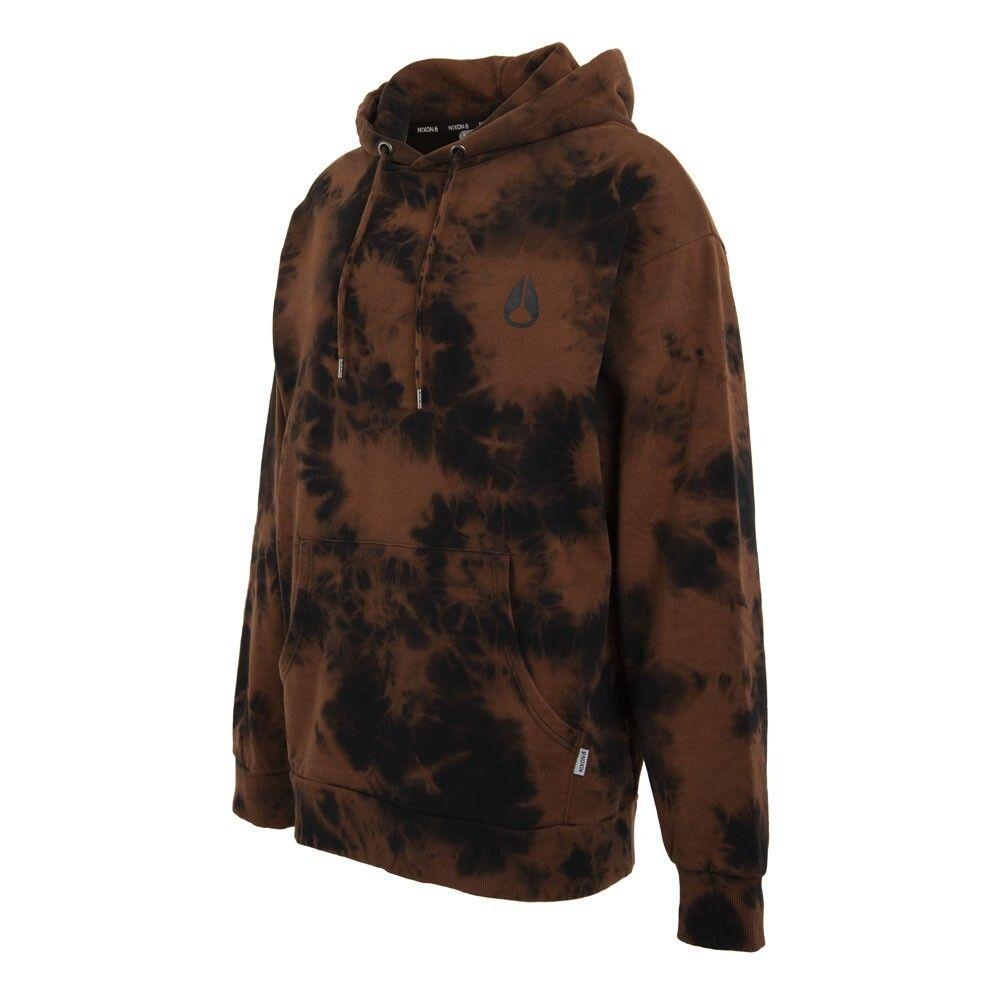 Poleron Men Hoodie Tie Dye Black Icon Front-1