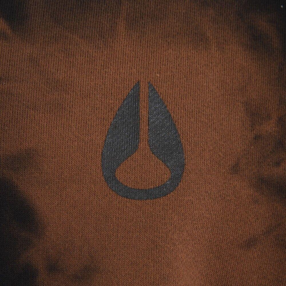 Poleron Men Hoodie Tie Dye Black Icon Front-3