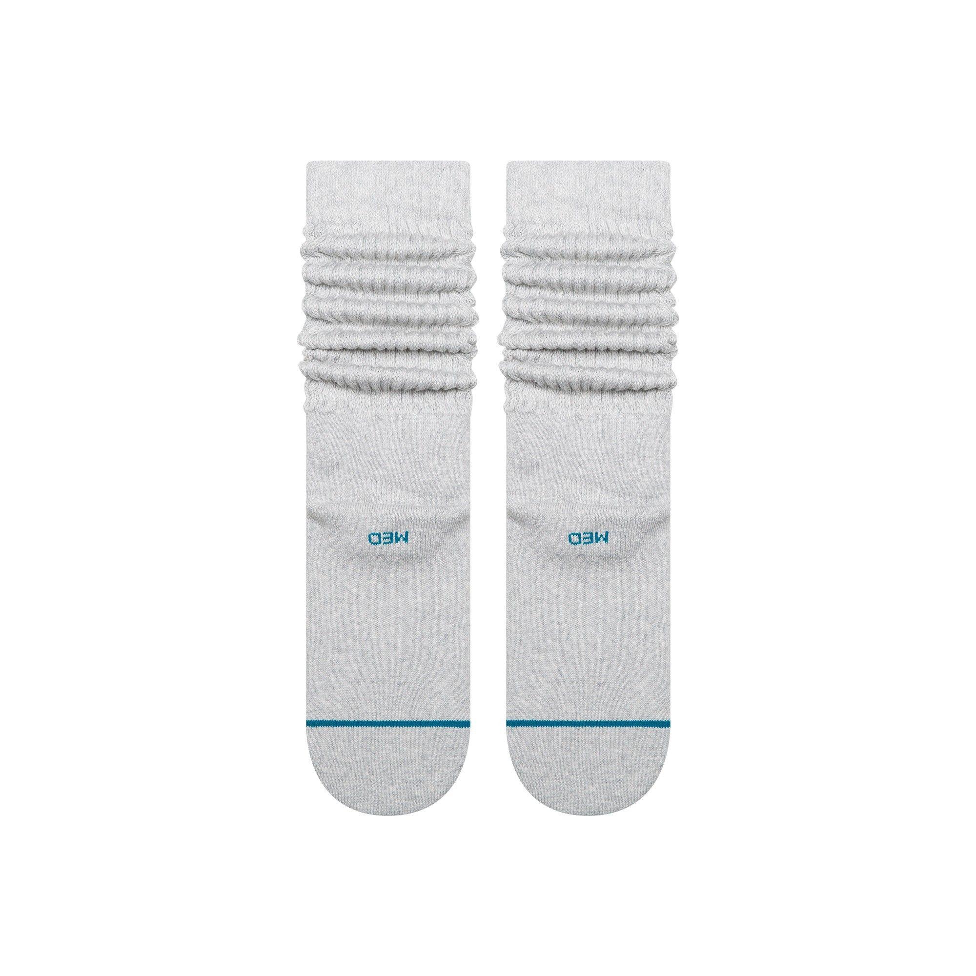 Stance Socks Women Icon Slouch Crew Heather Grey-2
